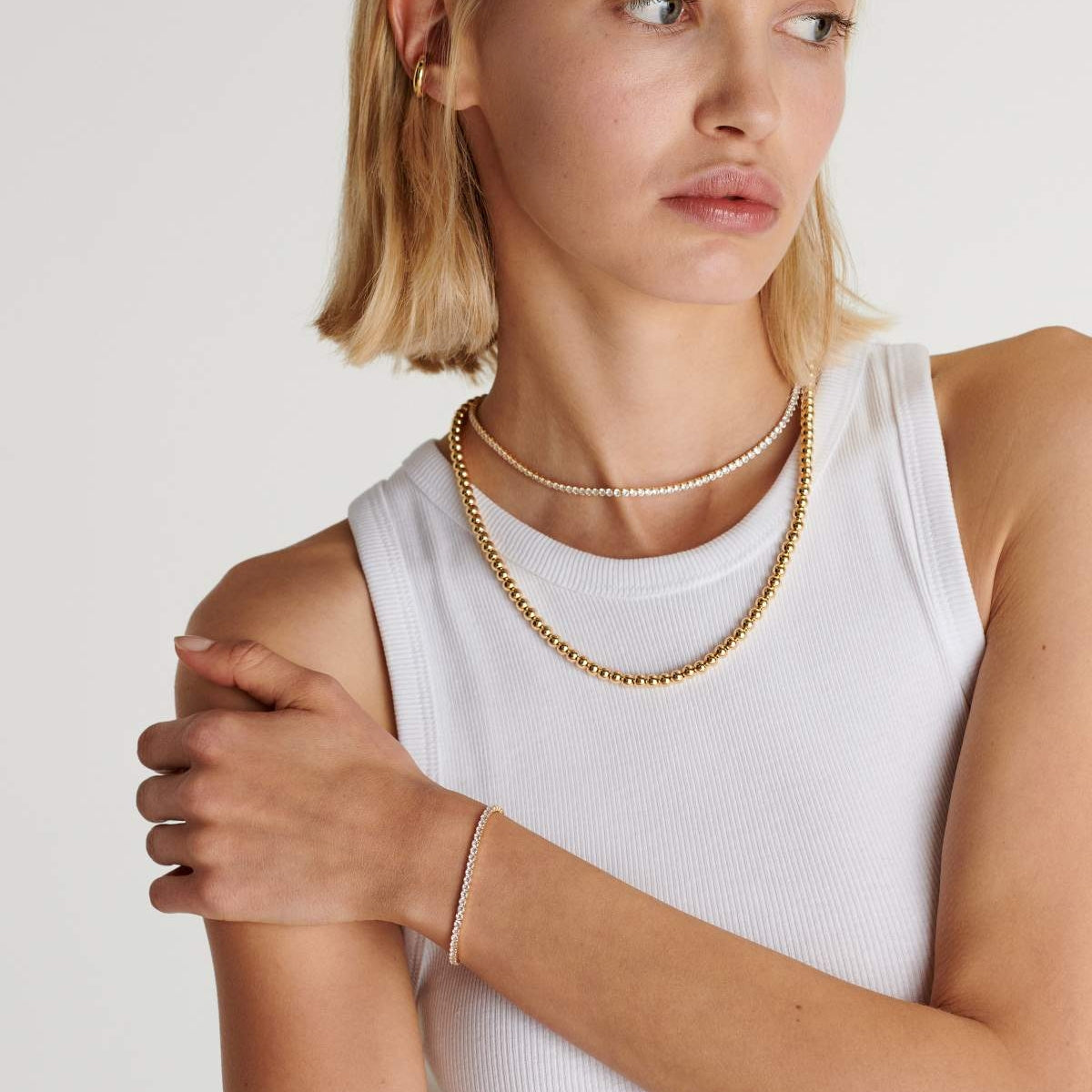 Astrid - Pulsera de tenis tradicional
