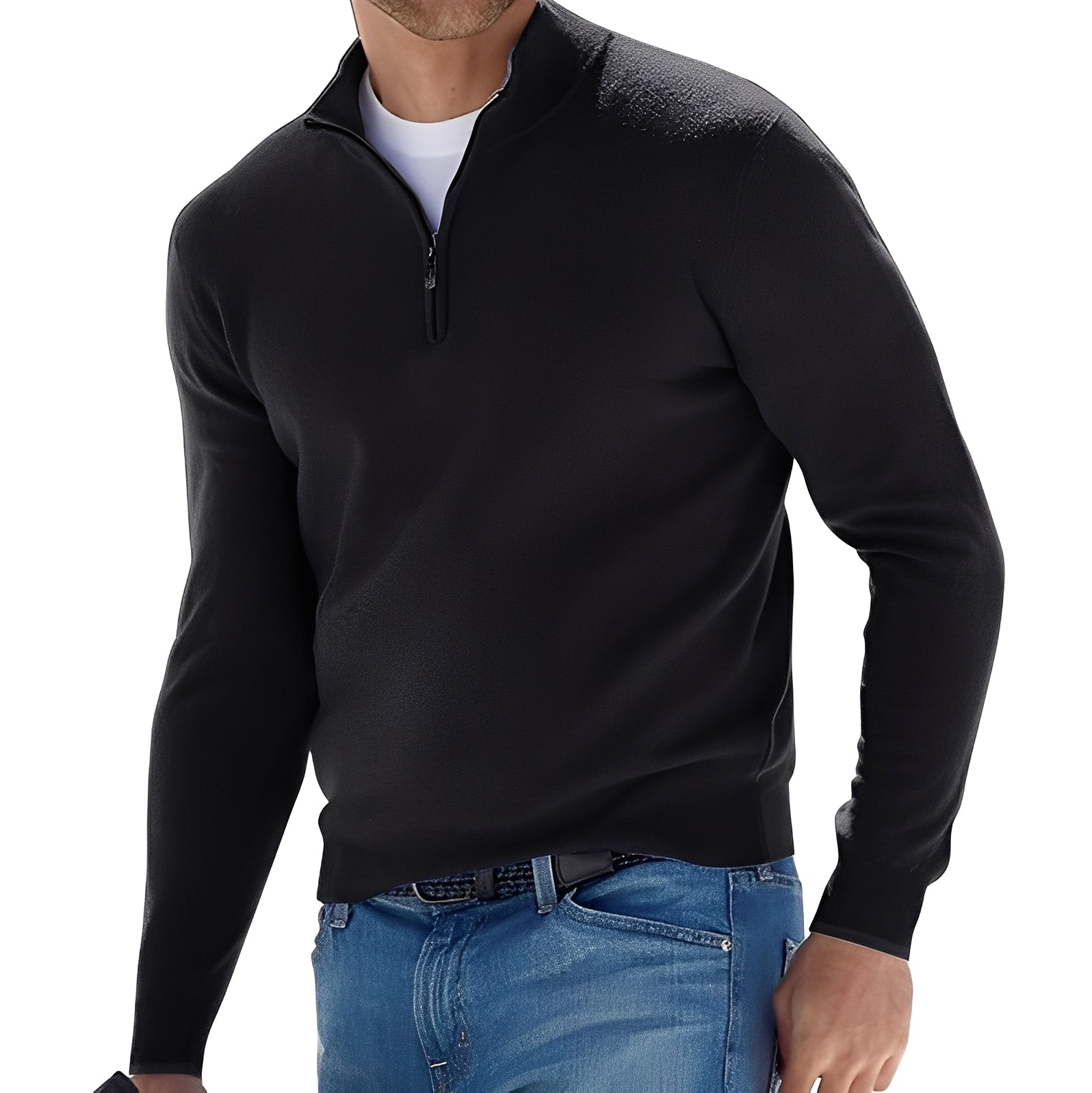 Ralph - Suéter cómodo para hombres con cremallera