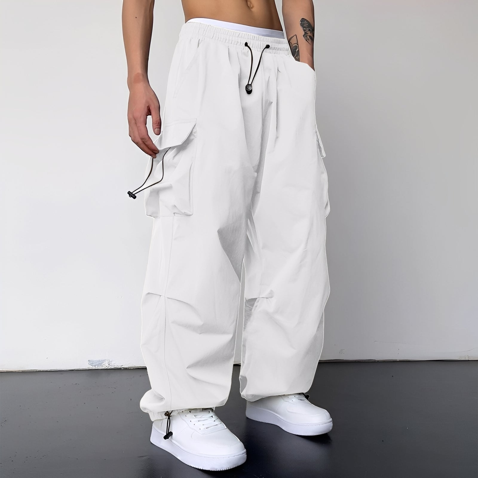 Kaleb - Estilosos pantalones cargo de corte holgado