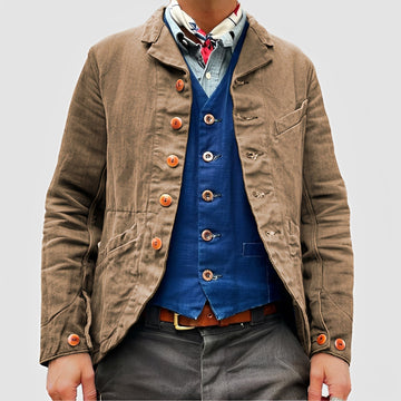 Rick - Chaqueta Casual con Múltiples Bolsillos