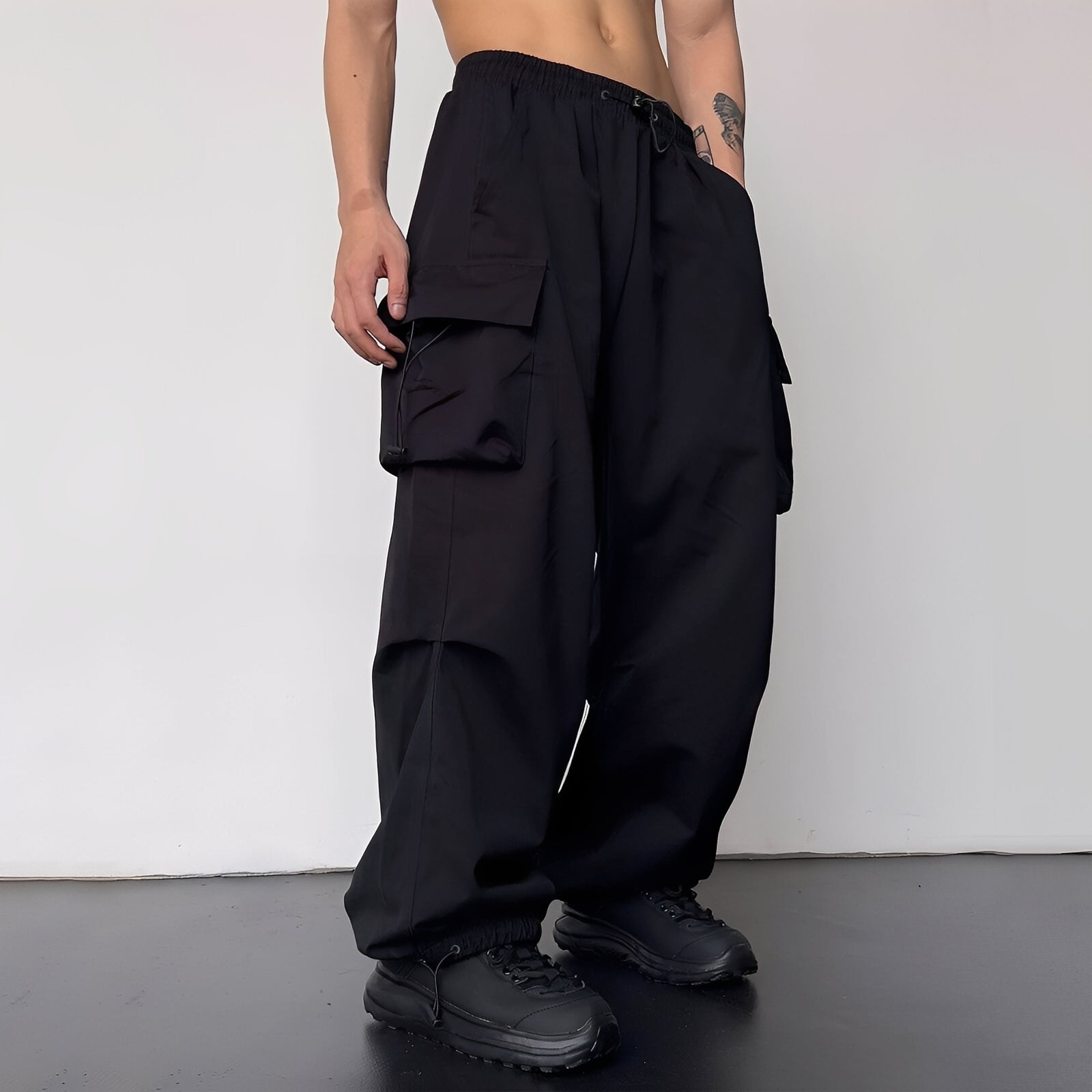 Kaleb - Pantalones cargo baggy de moda para hombres