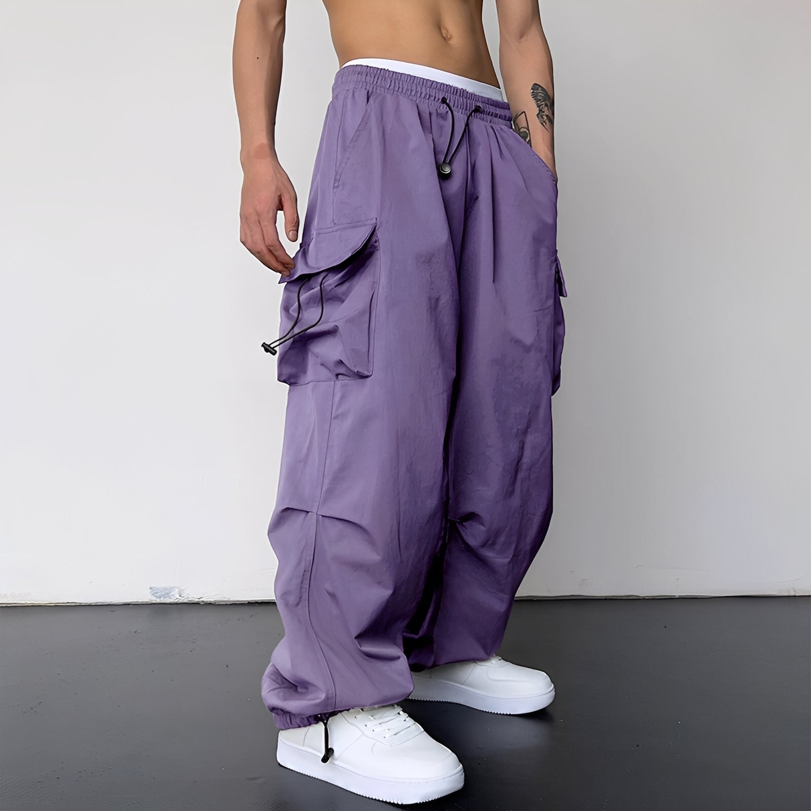 Kaleb - Estilosos pantalones cargo de corte holgado