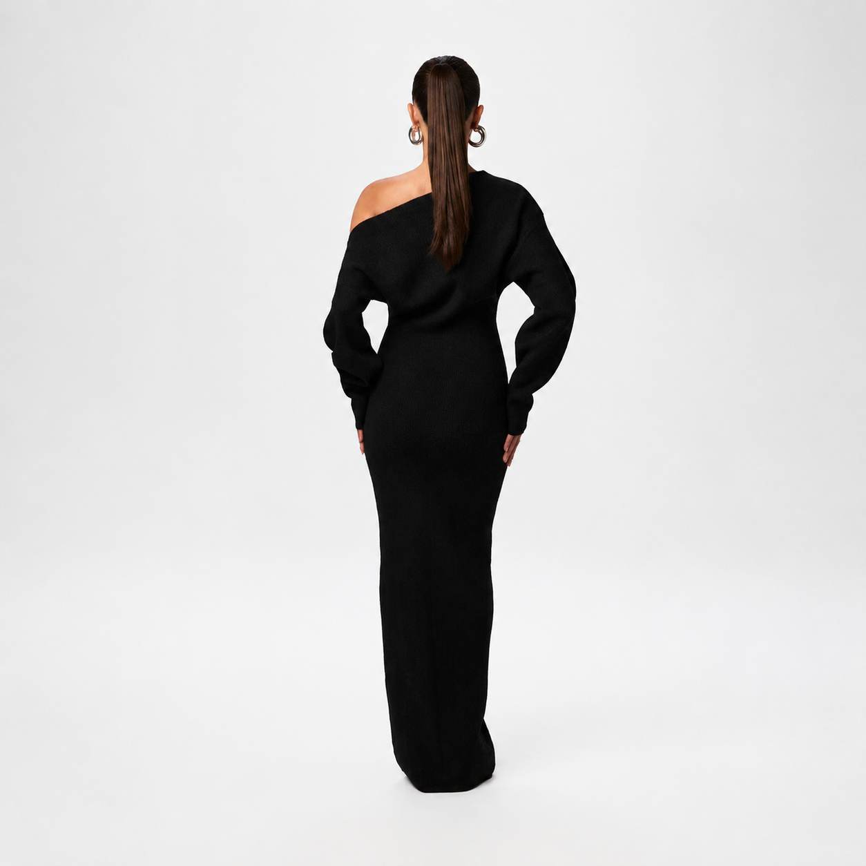 Tahlia - Vestido Maxi de Un Solo Hombro Elegante