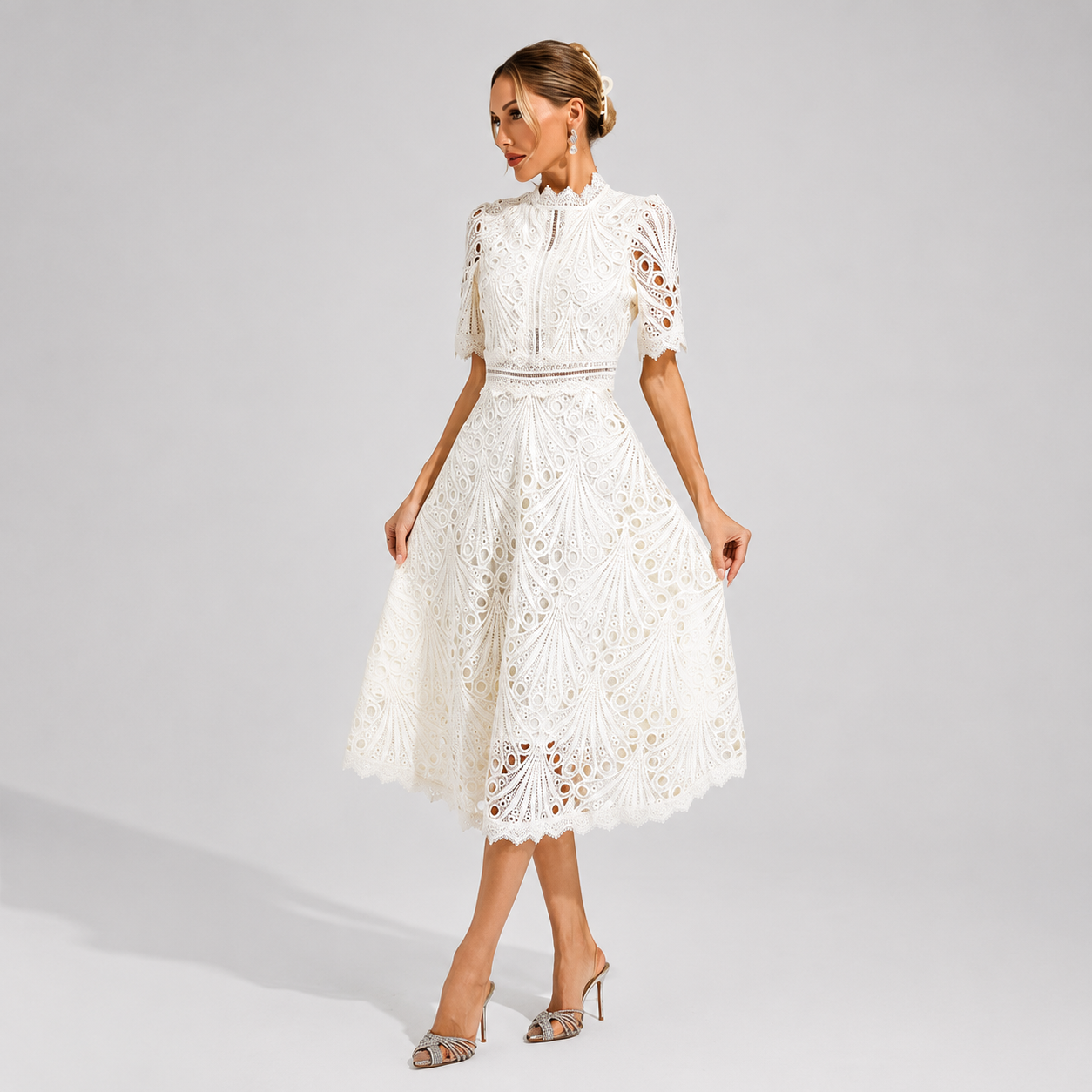 Hallie - Vestido Midi de Estilo