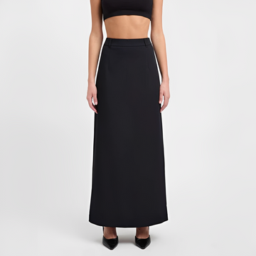 Alita - Elegante falda maxi con abertura trasera