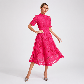 Hallie - Vestido Midi de Estilo