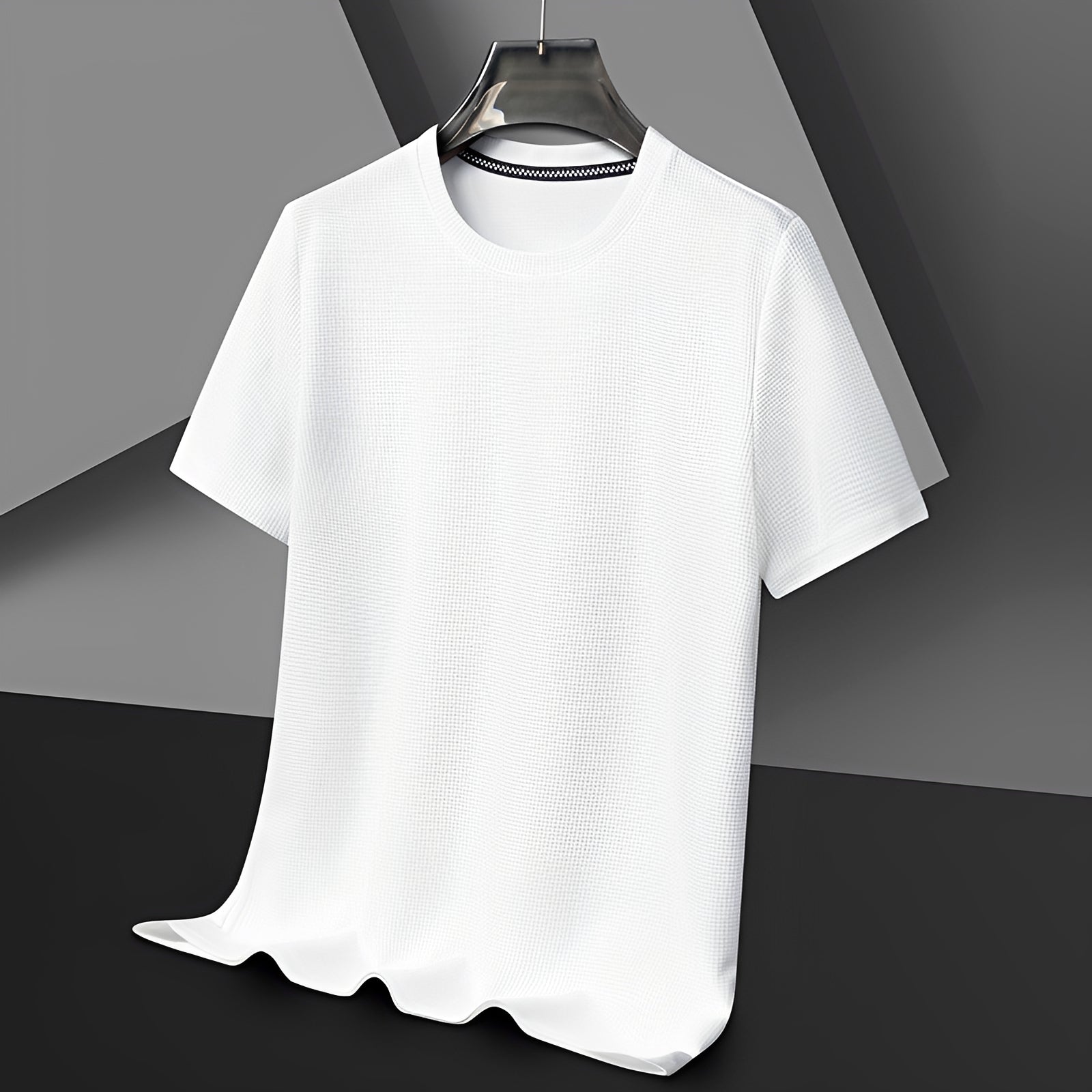 Jed - Camiseta de Waffle Casual