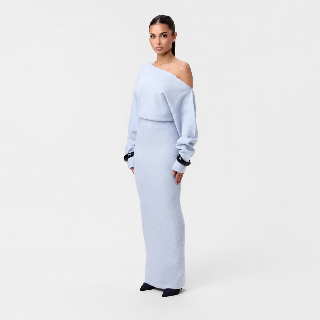Tahlia - Vestido Maxi de Un Solo Hombro Elegante