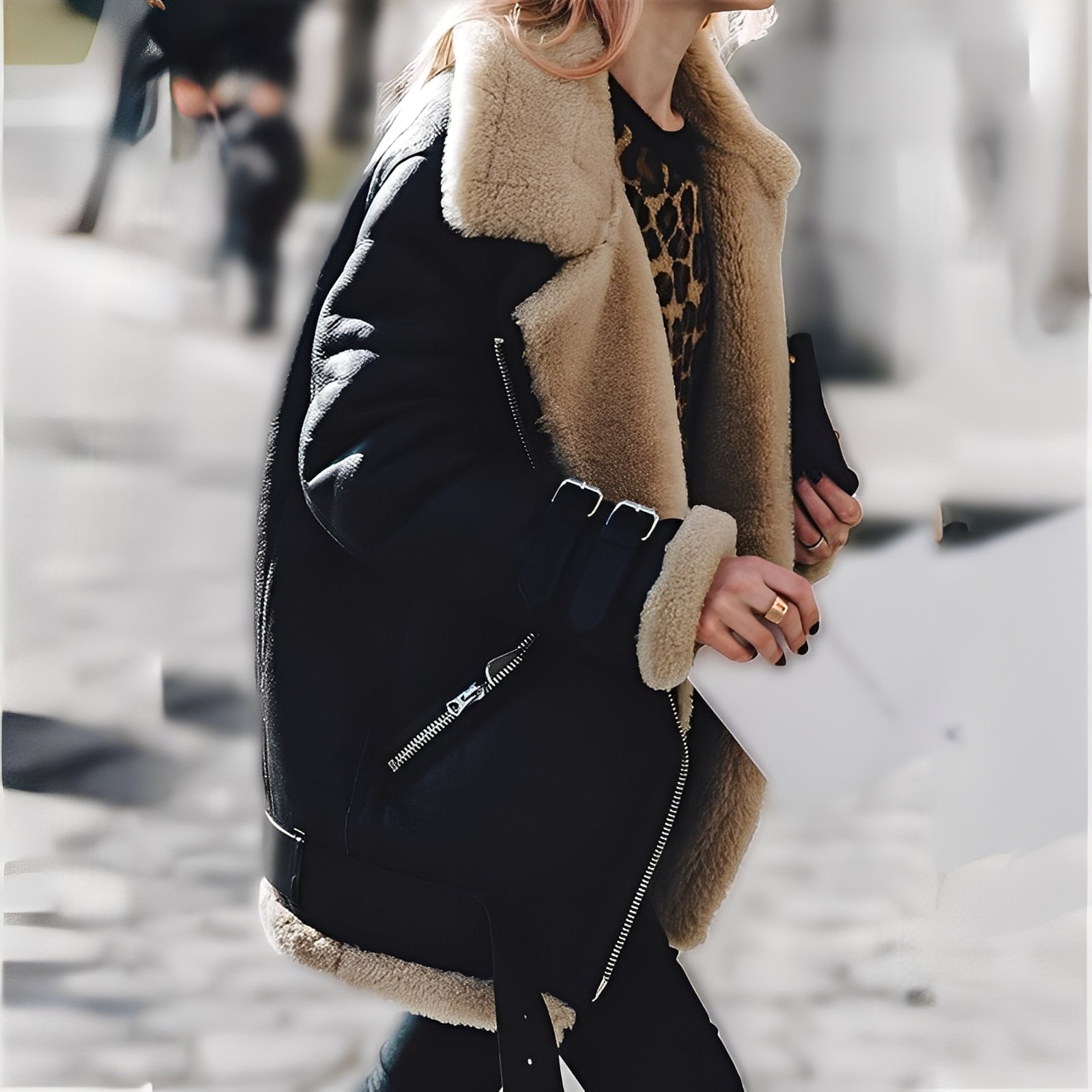 Cassandra - Chaqueta elegante y abrigada