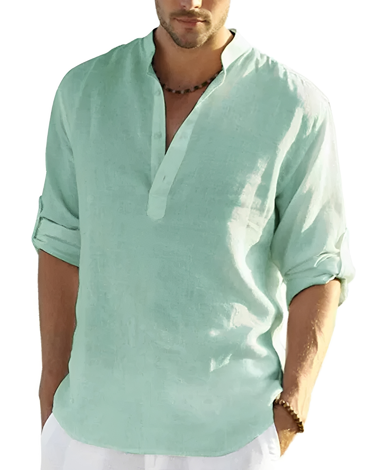 Tristan - Camisa Confortable con Cuello en V