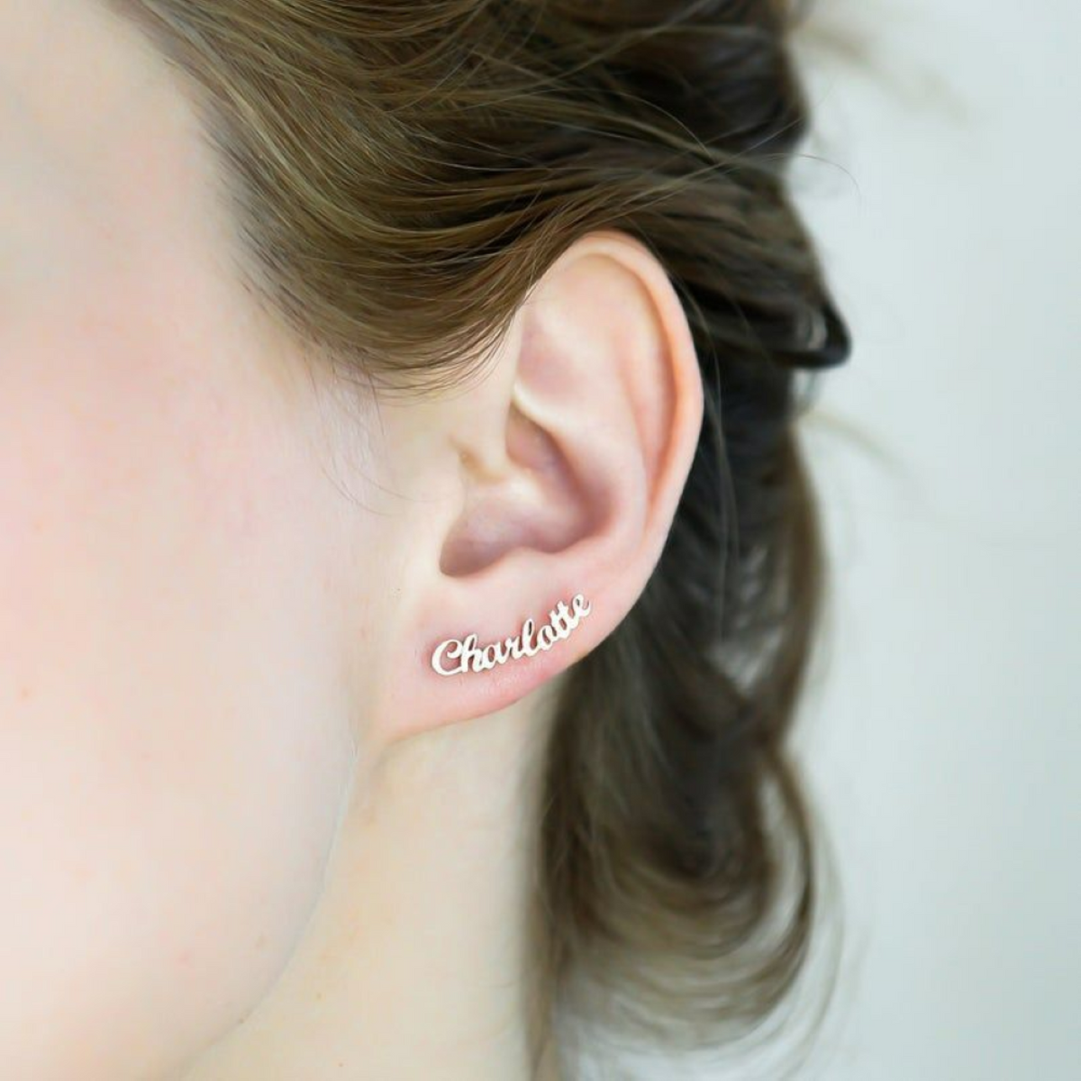 Pendientes Personalizados con Nombre - Pendientes Sencillos