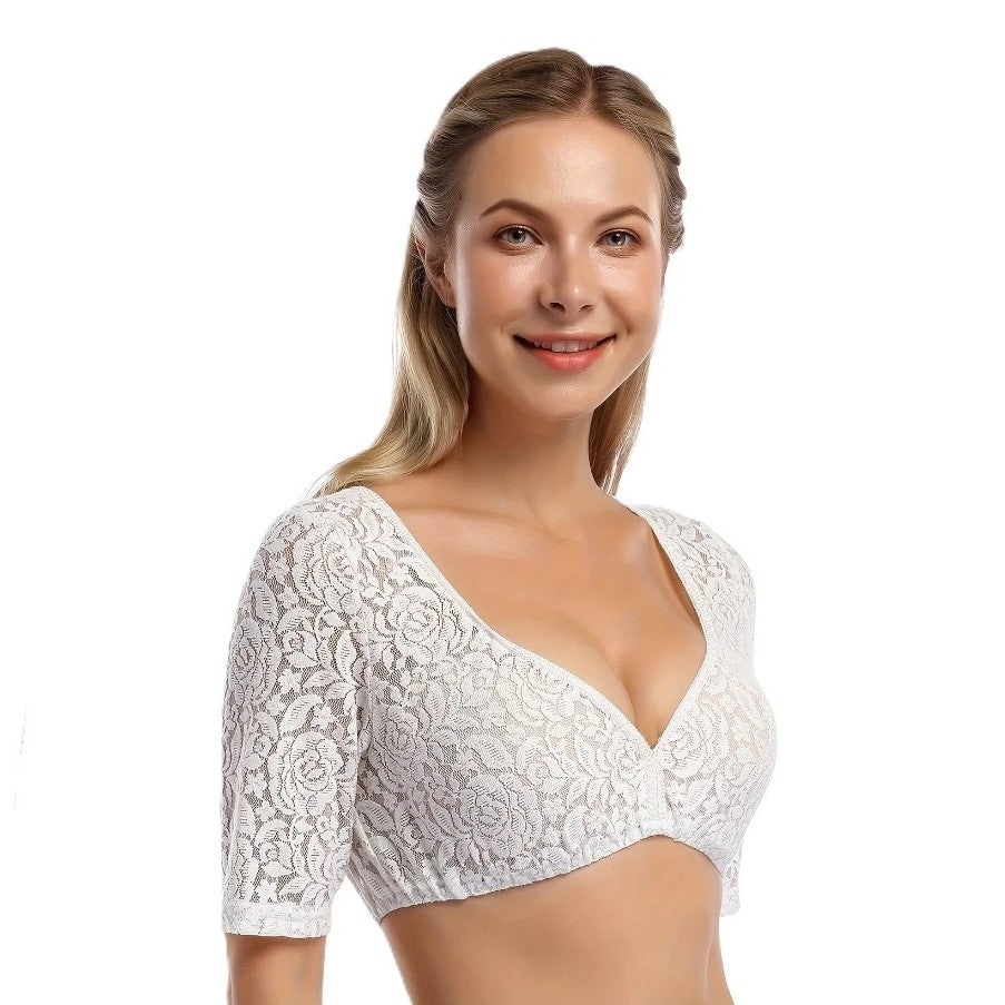 Shania - Blusa dirndl contemporánea