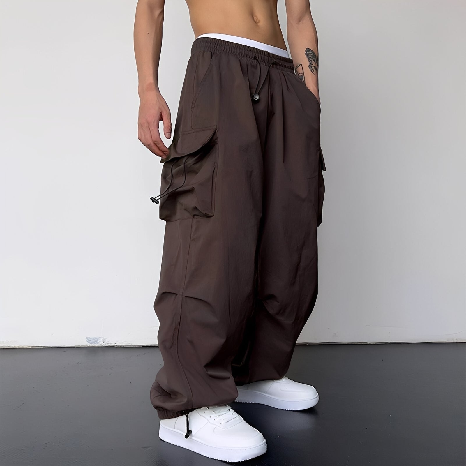 Kaleb - Estilosos pantalones cargo de corte holgado