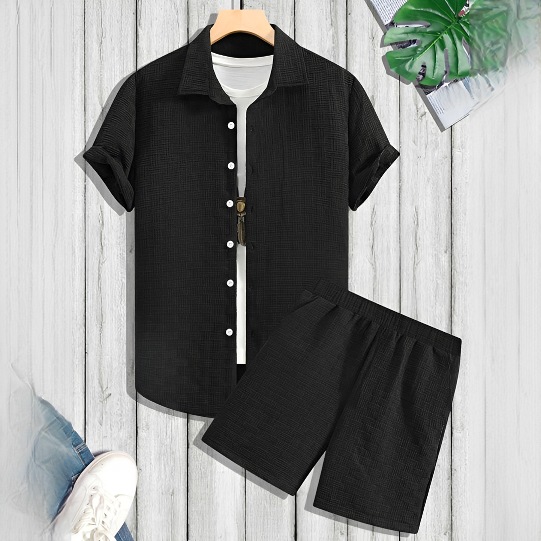 Reymark - Conjunto veraniego de moda 2 piezas para hombre