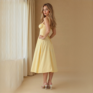 Liana - Vestido midi refinado