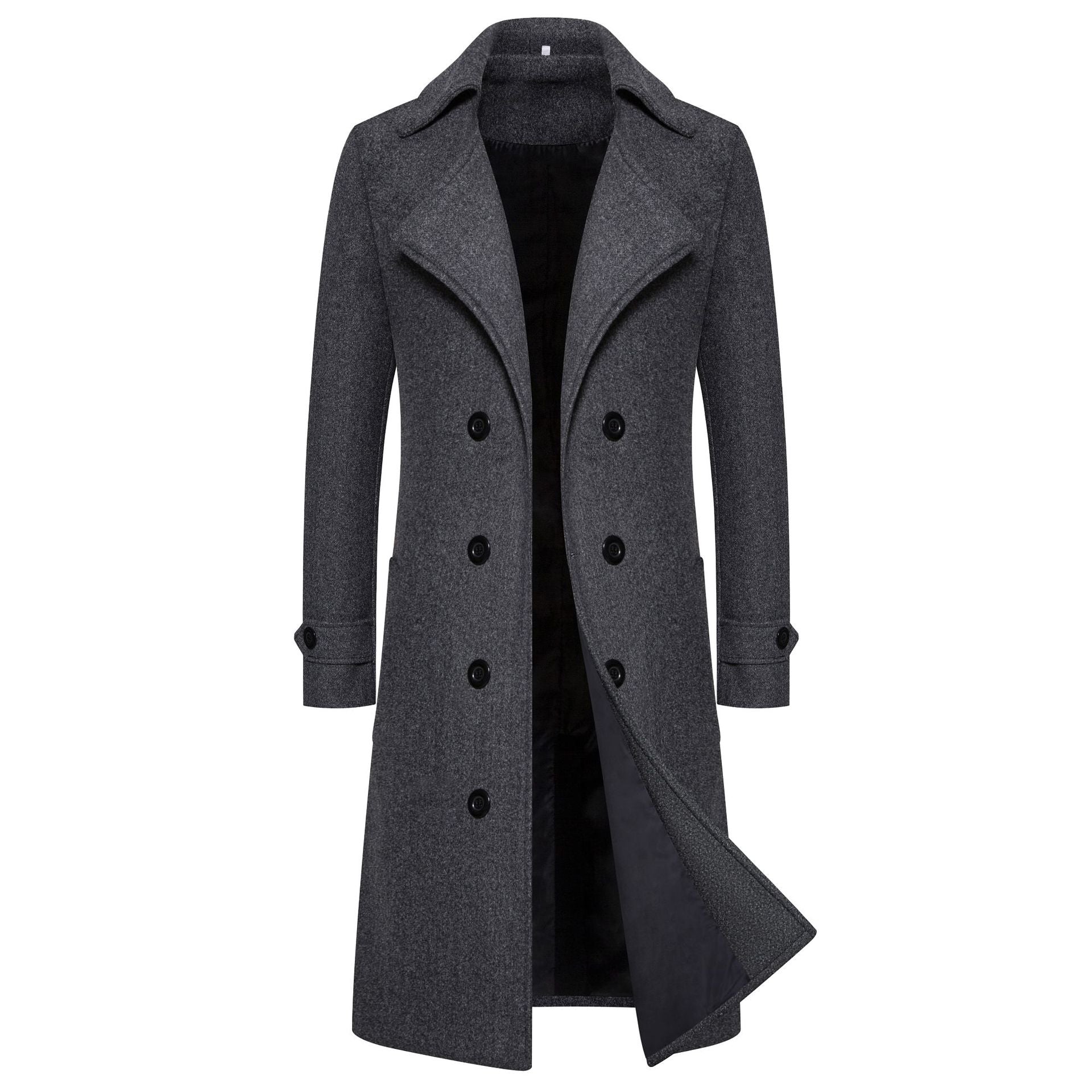Frankie - Trench elegante de lana para hombres