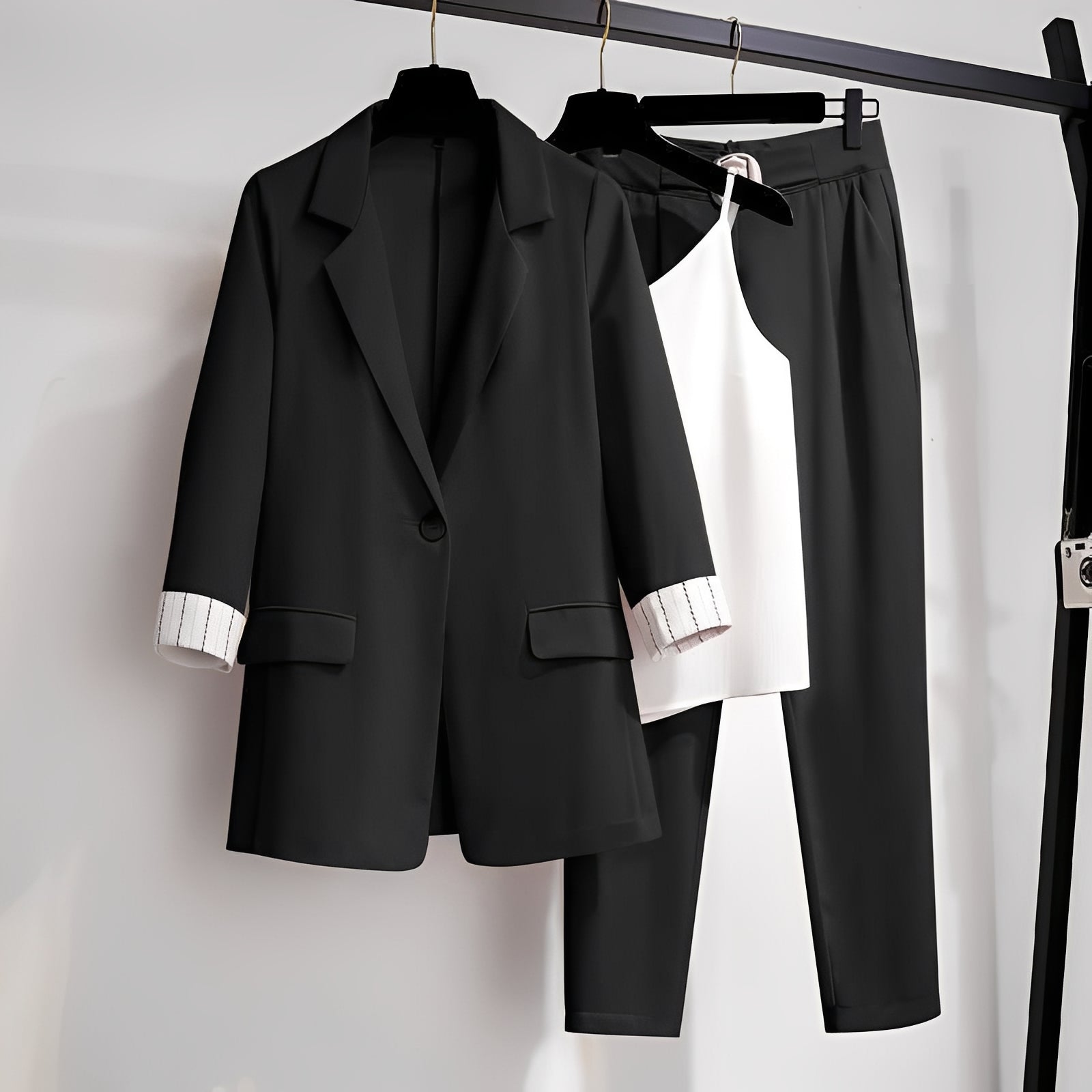 Paula - Conjunto de chaqueta de tres piezas elegante para damas
