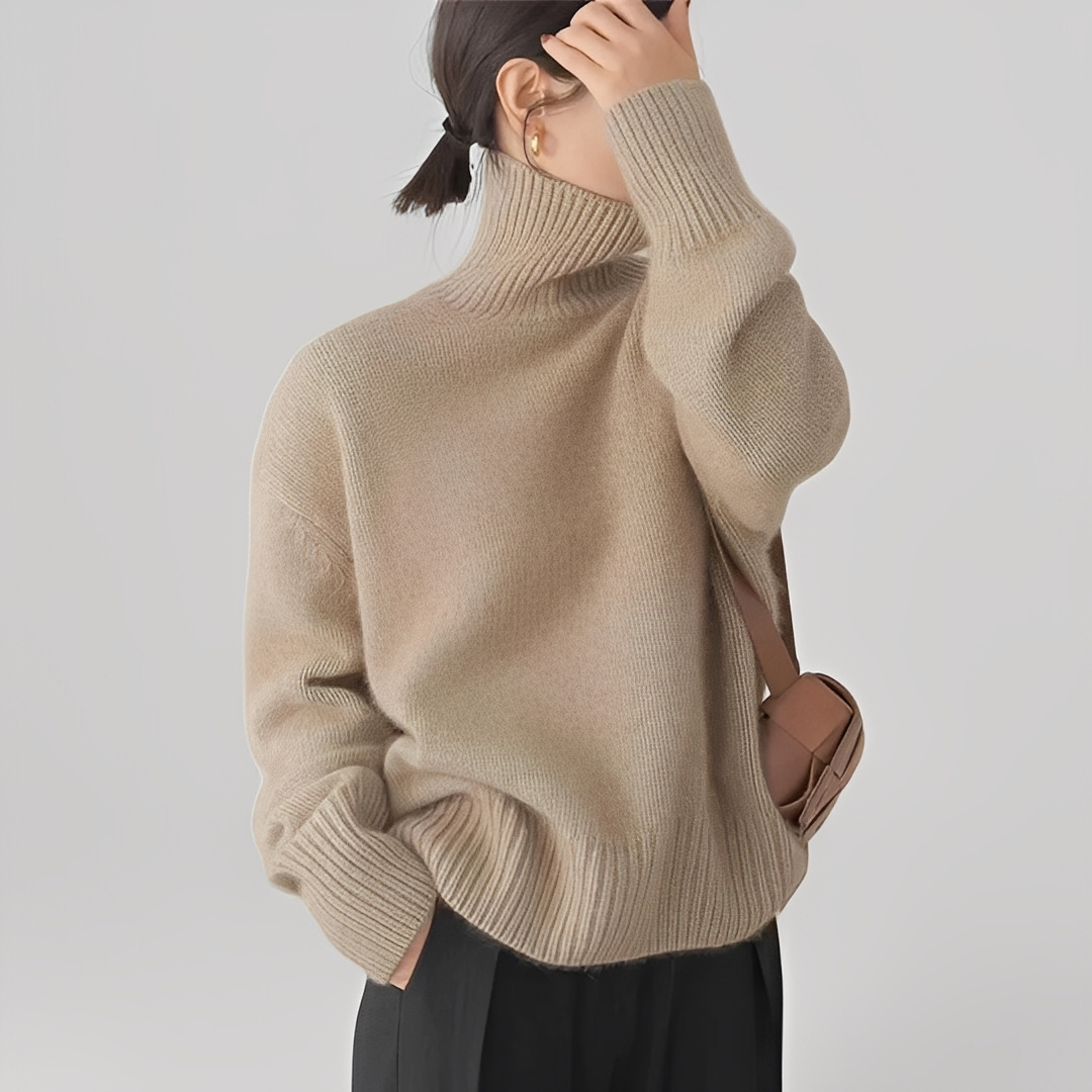 Anaise - Suéter de cuello alto elegante para mujeres
