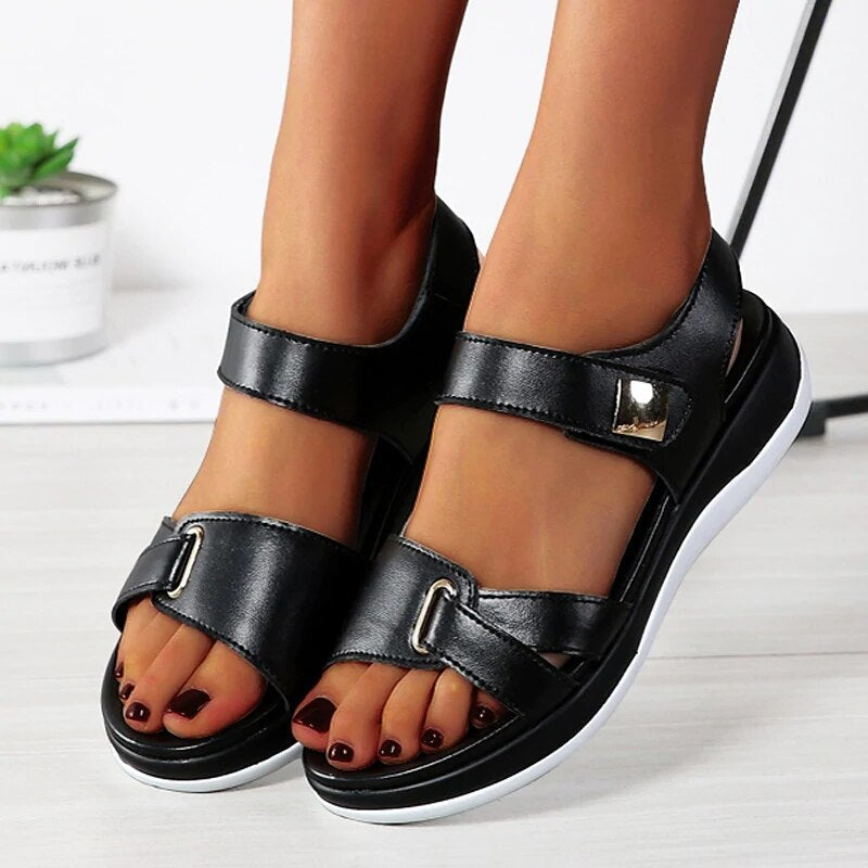 Dominika – Sandalias ortopédicas planas y elegantes