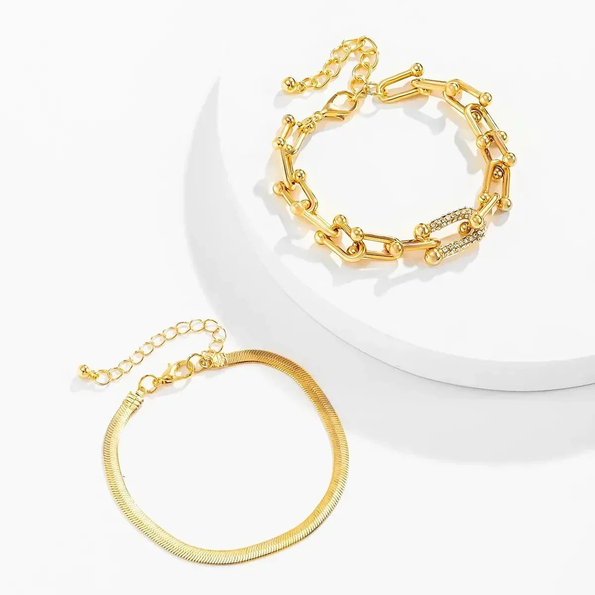 Maelys – Set de Pulseras Cadena y Serpiente