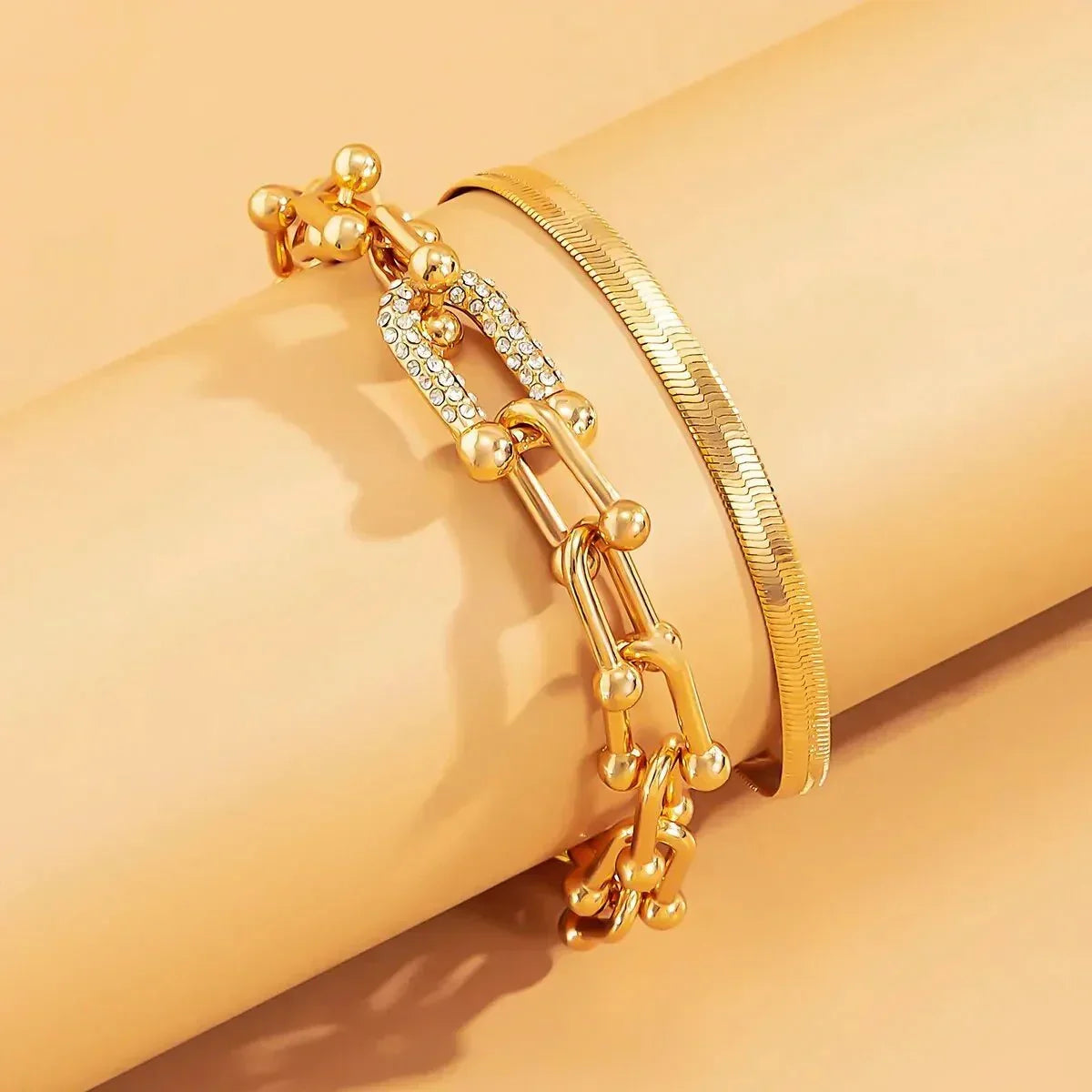 Maelys – Set de Pulseras Cadena y Serpiente