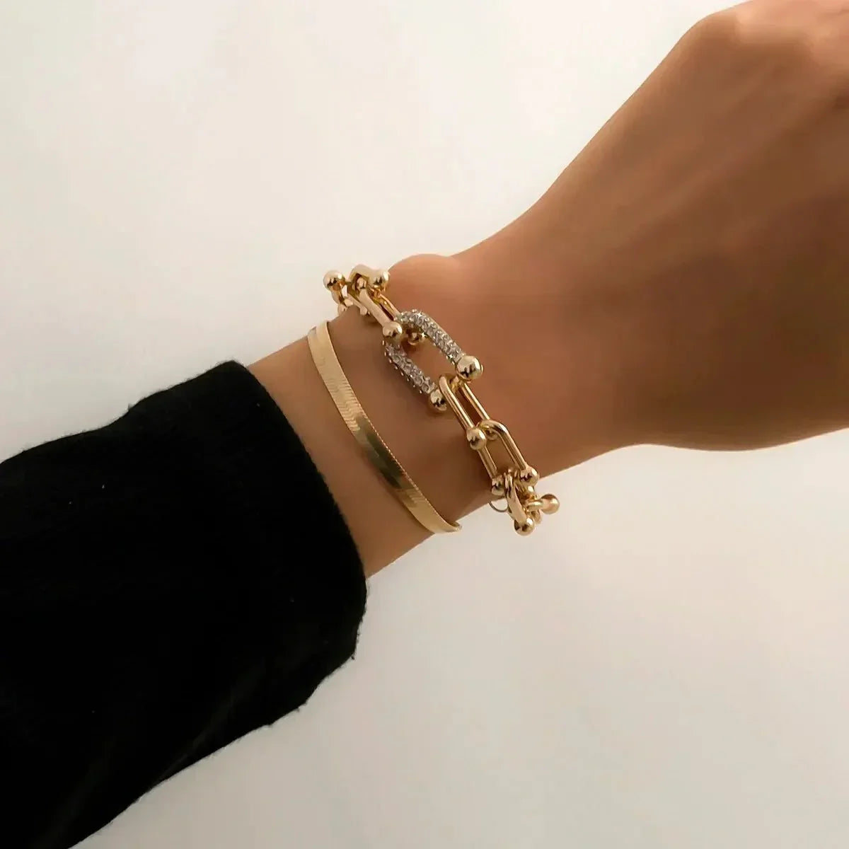 Maelys – Set de Pulseras Cadena y Serpiente