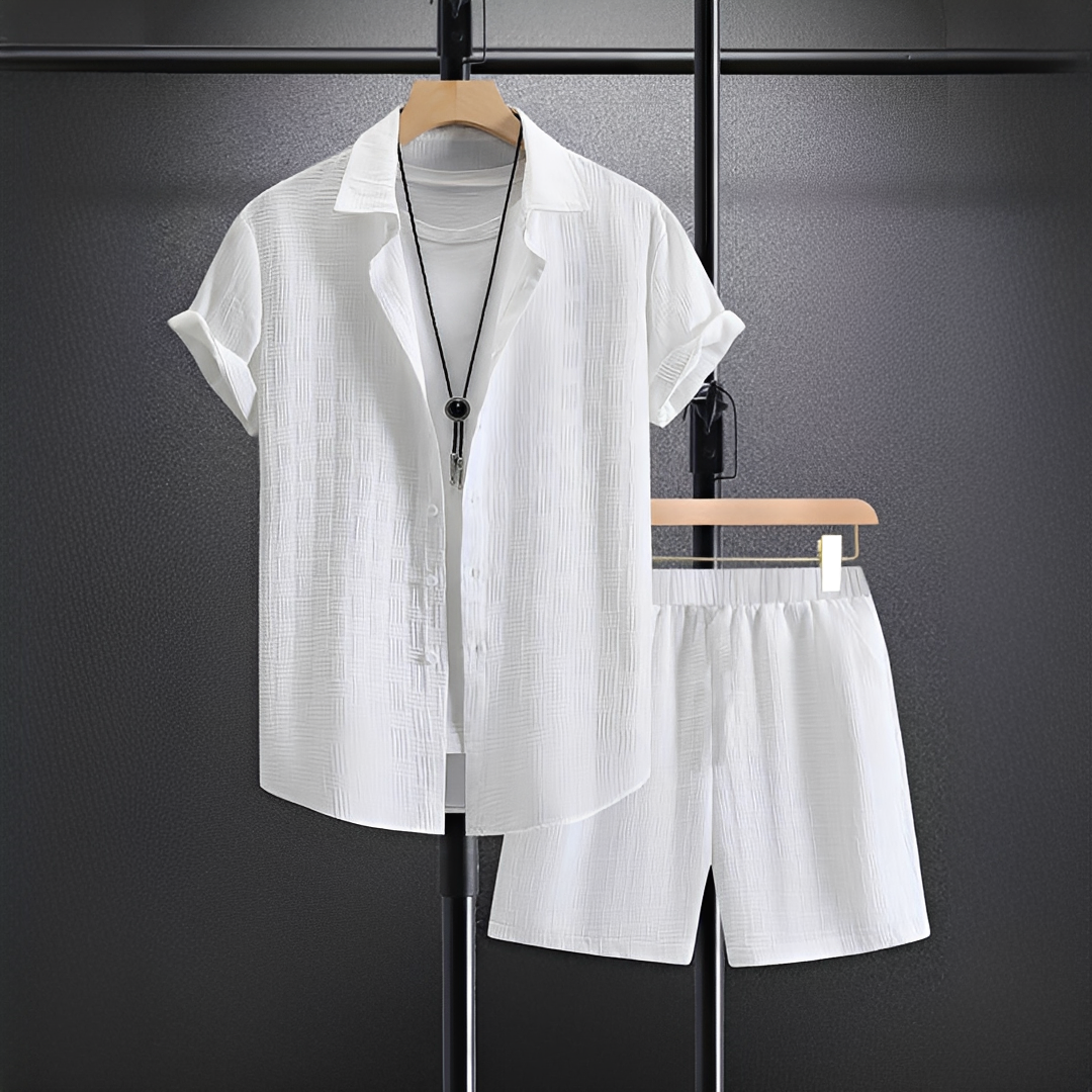 Reymark - Conjunto veraniego de moda 2 piezas para hombre