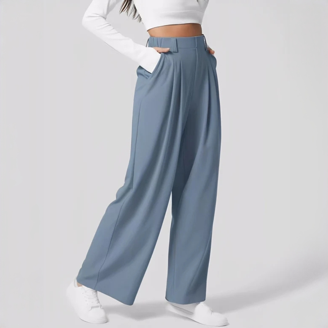 Montana - Pantalones sofisticados de pierna ancha
