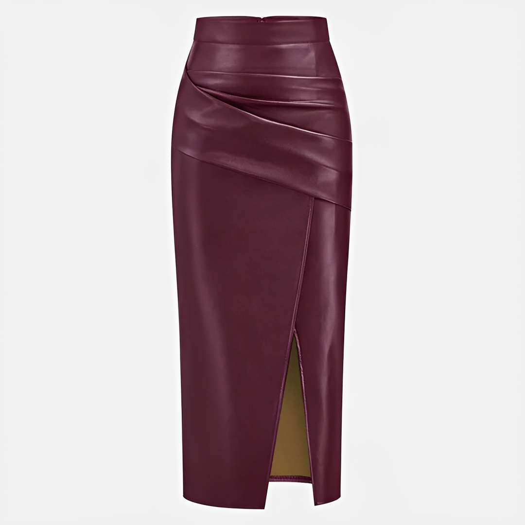Glyza - Falda midi elegante y chic