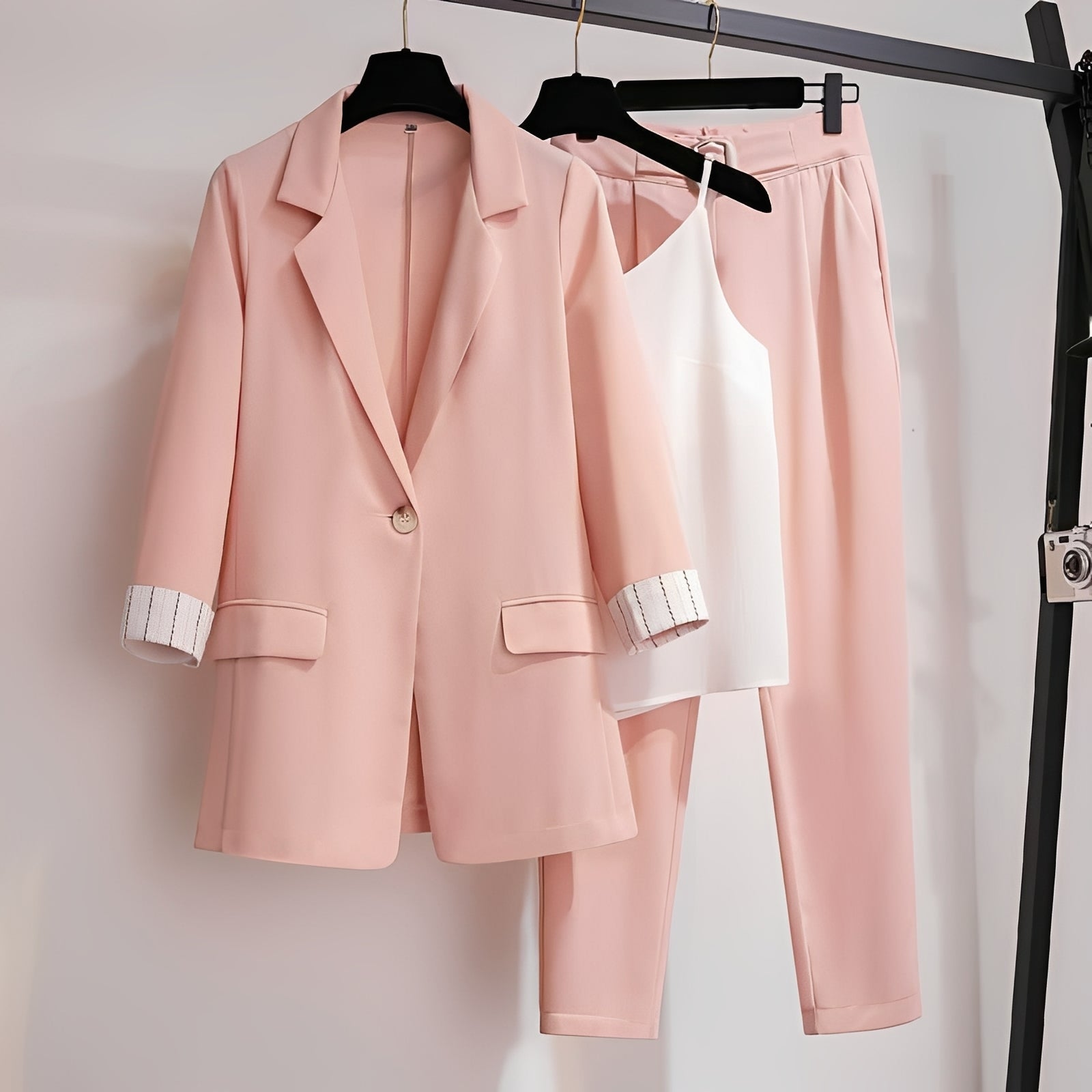 Paula - Conjunto de chaqueta de tres piezas elegante para damas