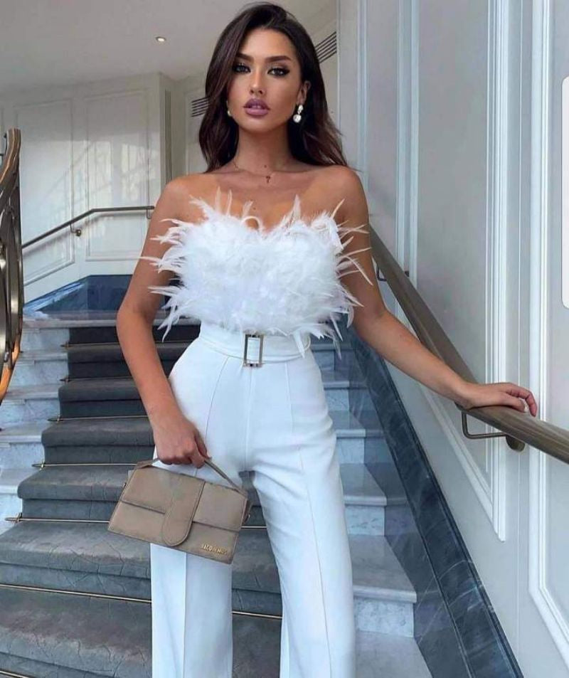 Frola - El mono elegante con top bandeau