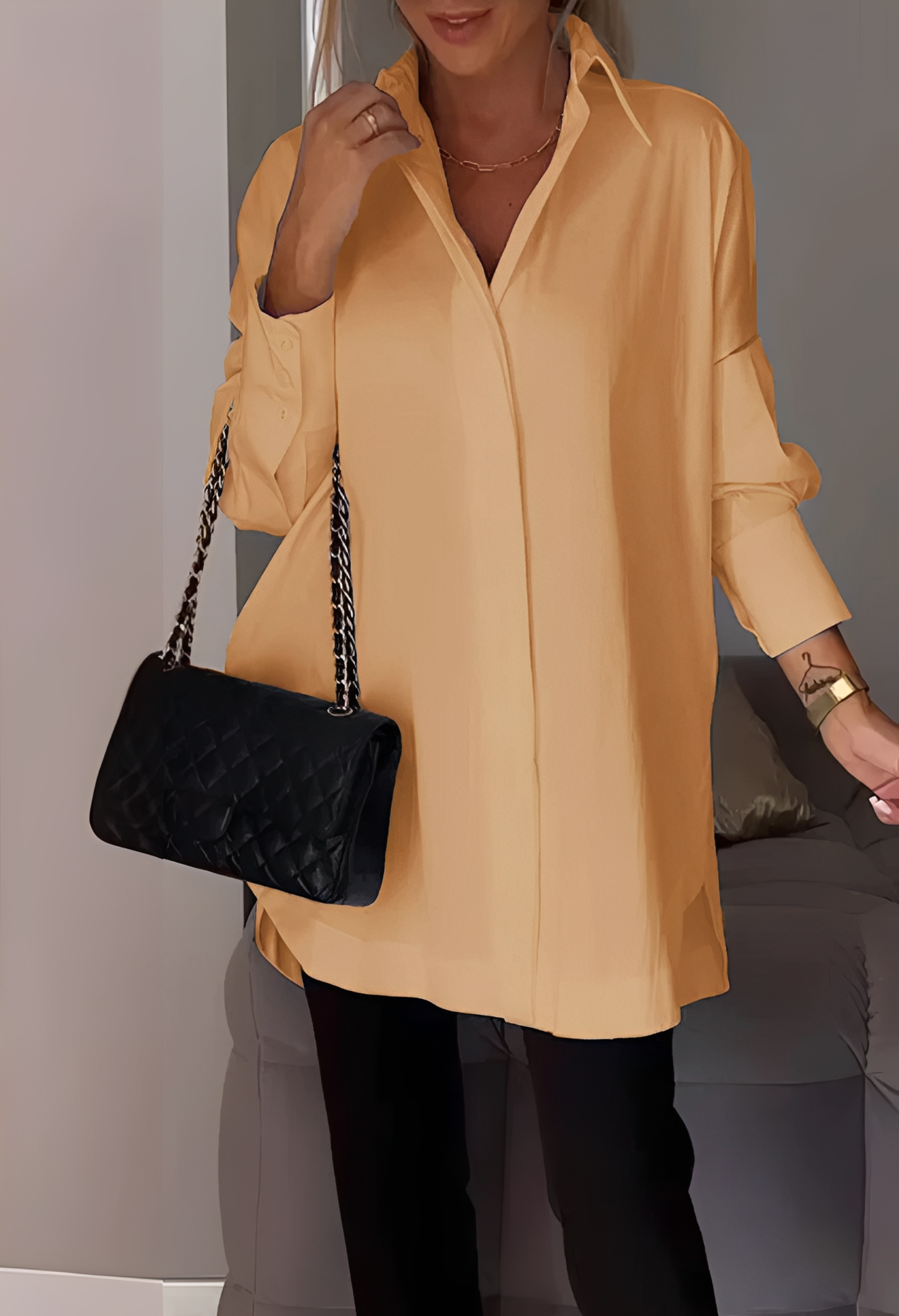 Lauren - Camisa Elegante de Manga Larga