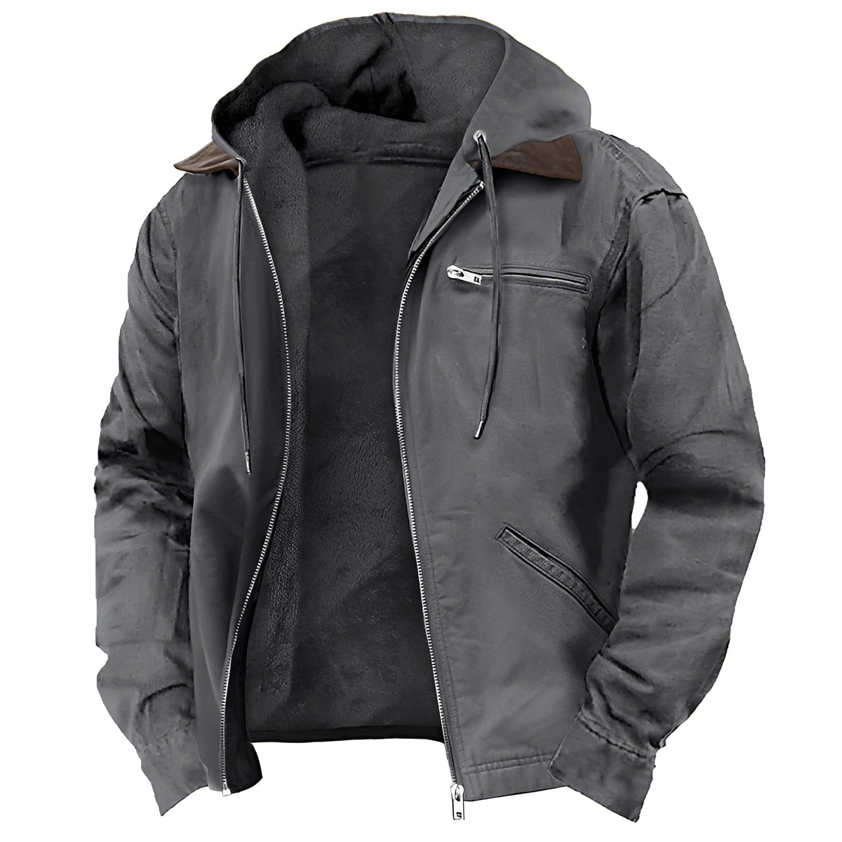 Dwayne - Chaqueta con capucha cálida para hombres