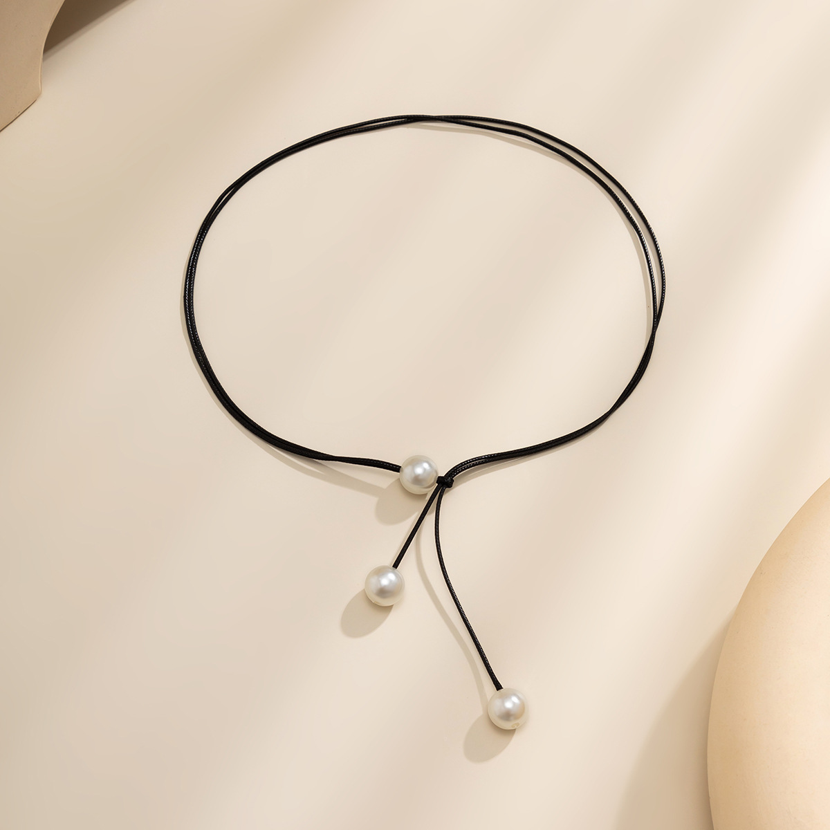 Collar de perlas encantador - Collar de perlas a la clavícula