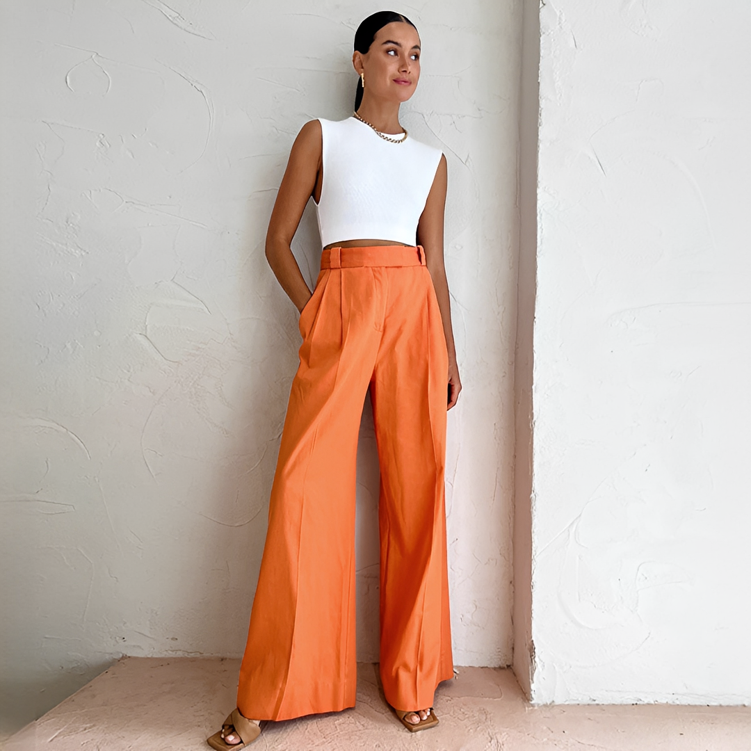 Moriah - Pantalones Casuales de Corte Relajado
