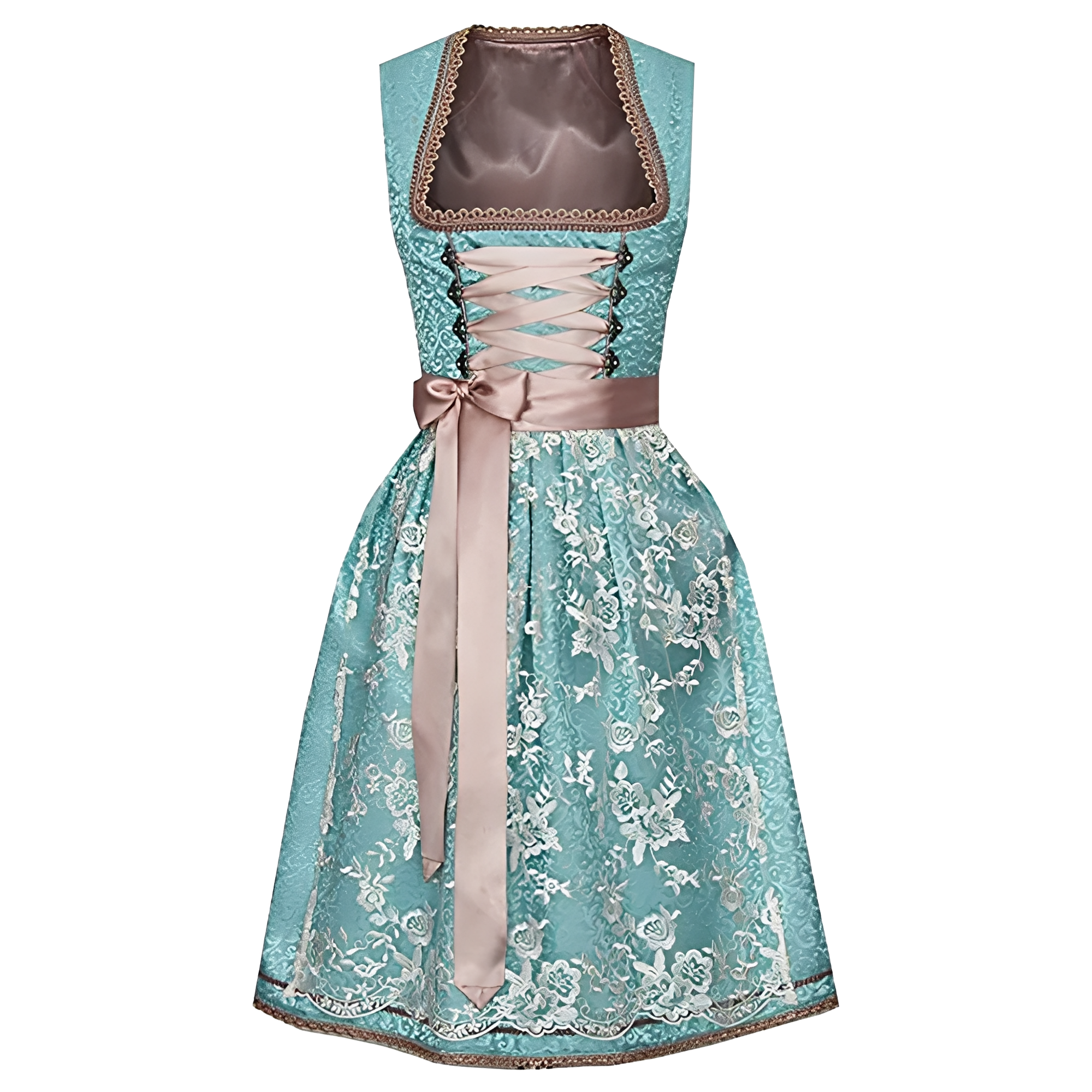 Zella - Vestido dirndl sofisticado de encaje