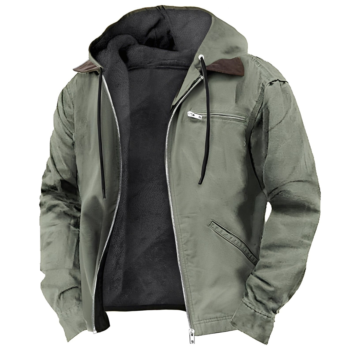 Dwayne - Chaqueta con capucha cálida para hombres