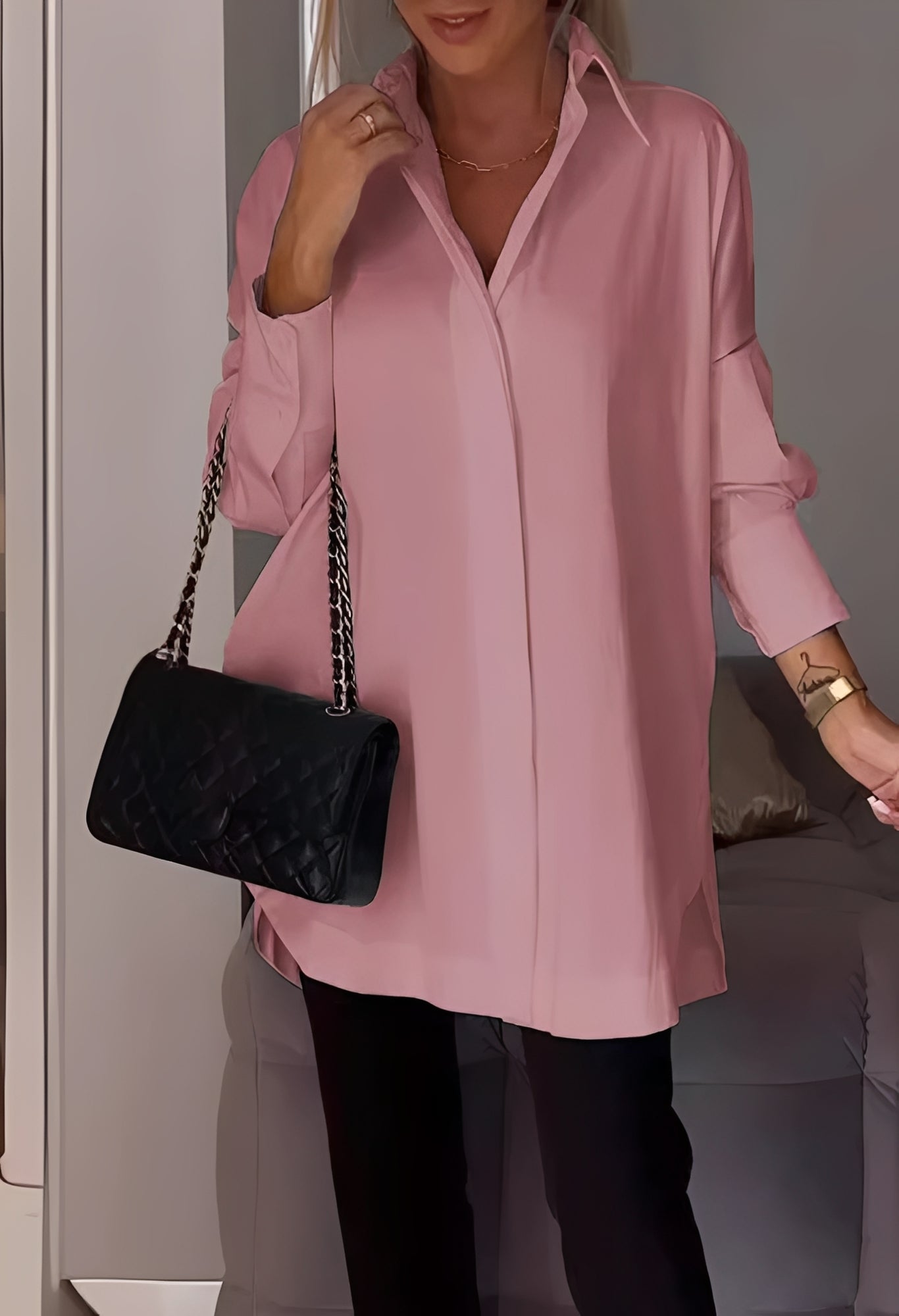 Lauren - Camisa Elegante de Manga Larga