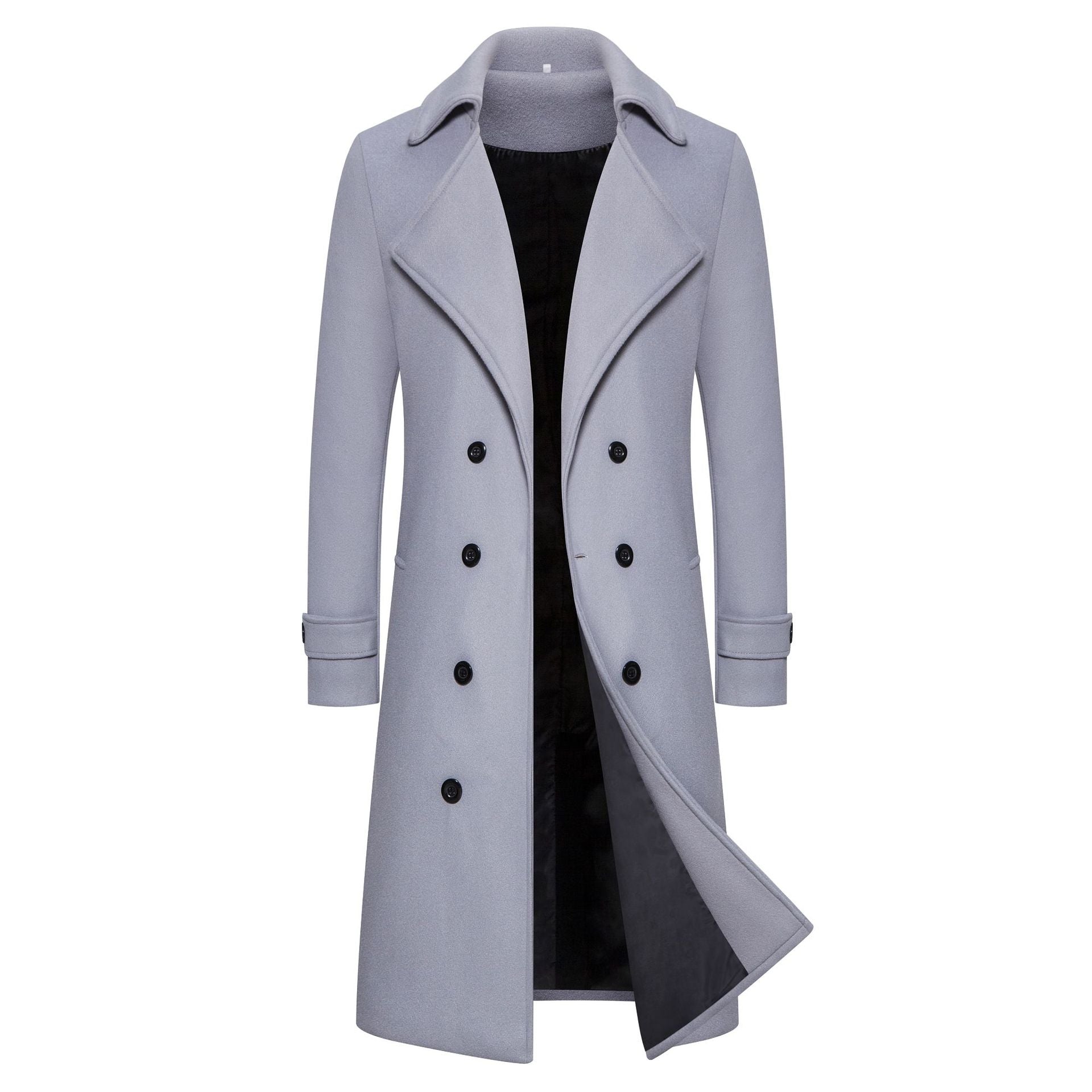 Frankie - Trench elegante de lana para hombres