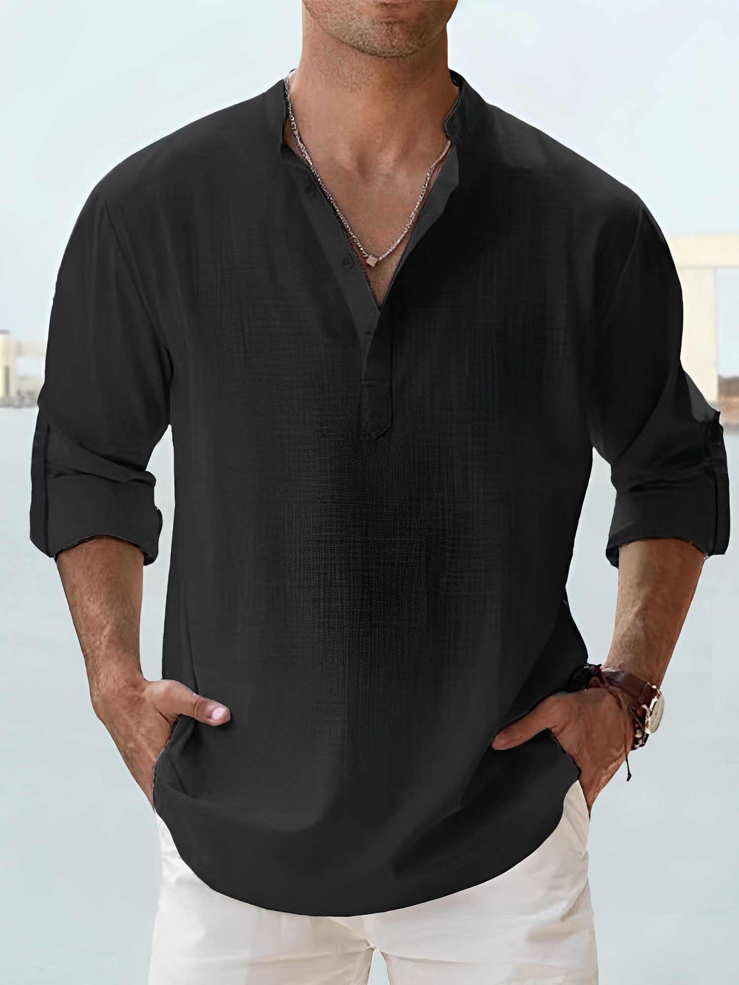 Stanley - Camisa Casual Suelta
