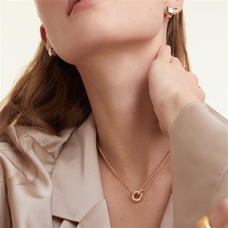 Sabrina - Collar dorado