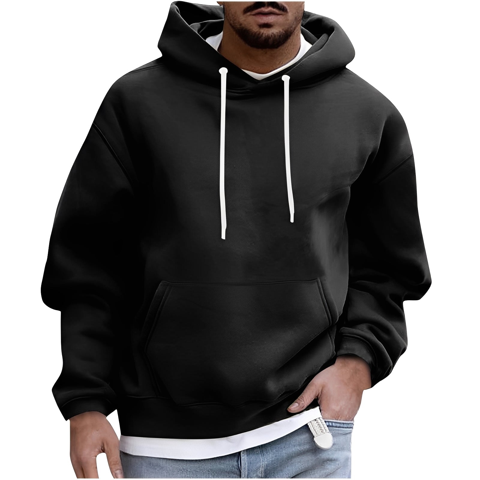 Benson - Sudadera con capucha acogedora y cálida