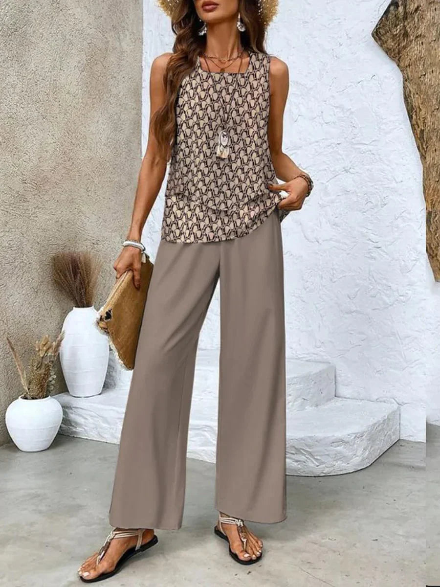 Abigail- Conjunto elegante de dos piezas para mujer