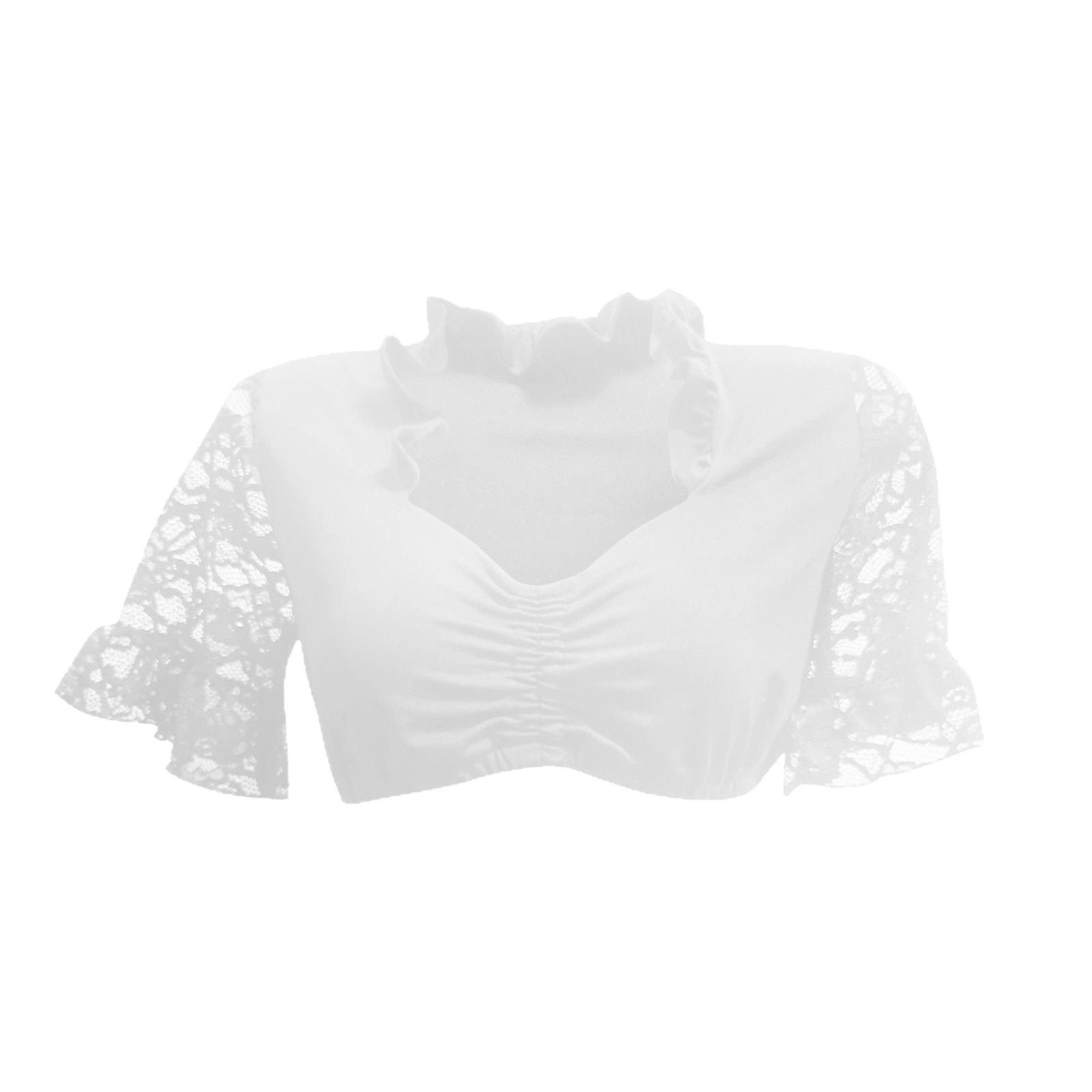 Zariah - Blusa dirndl con estilo moderno y chic