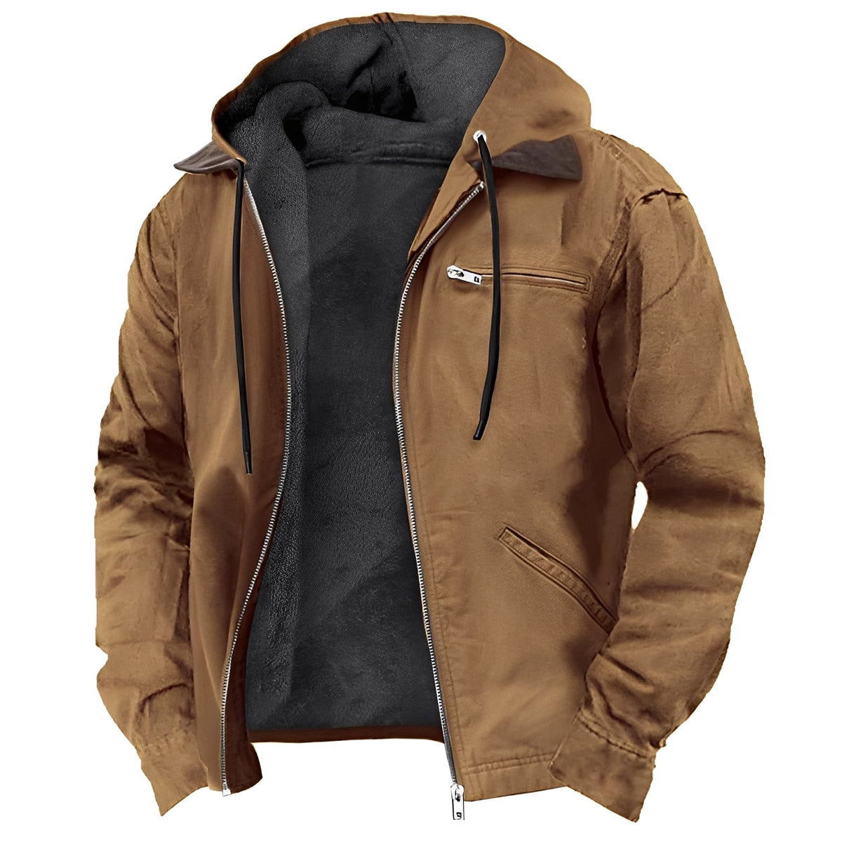 Dwayne - Chaqueta con capucha cálida para hombres