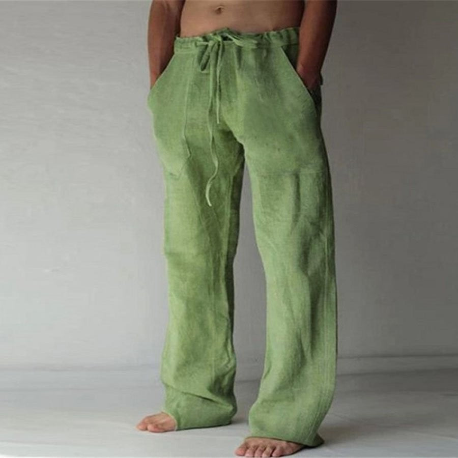 Anton - Pantalones Casual Lisos para Hombre