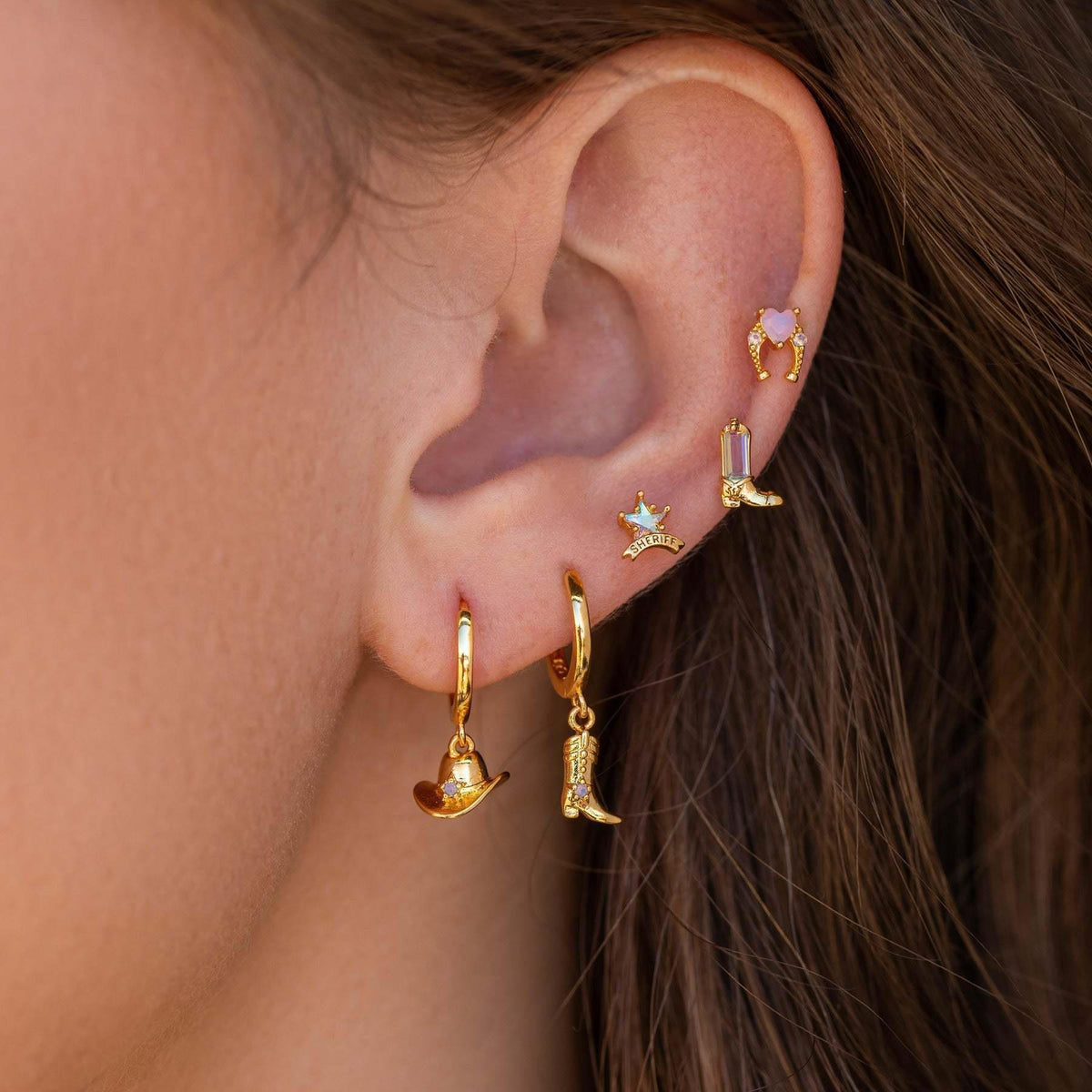 Fely – Pendientes de estilo vaquero
