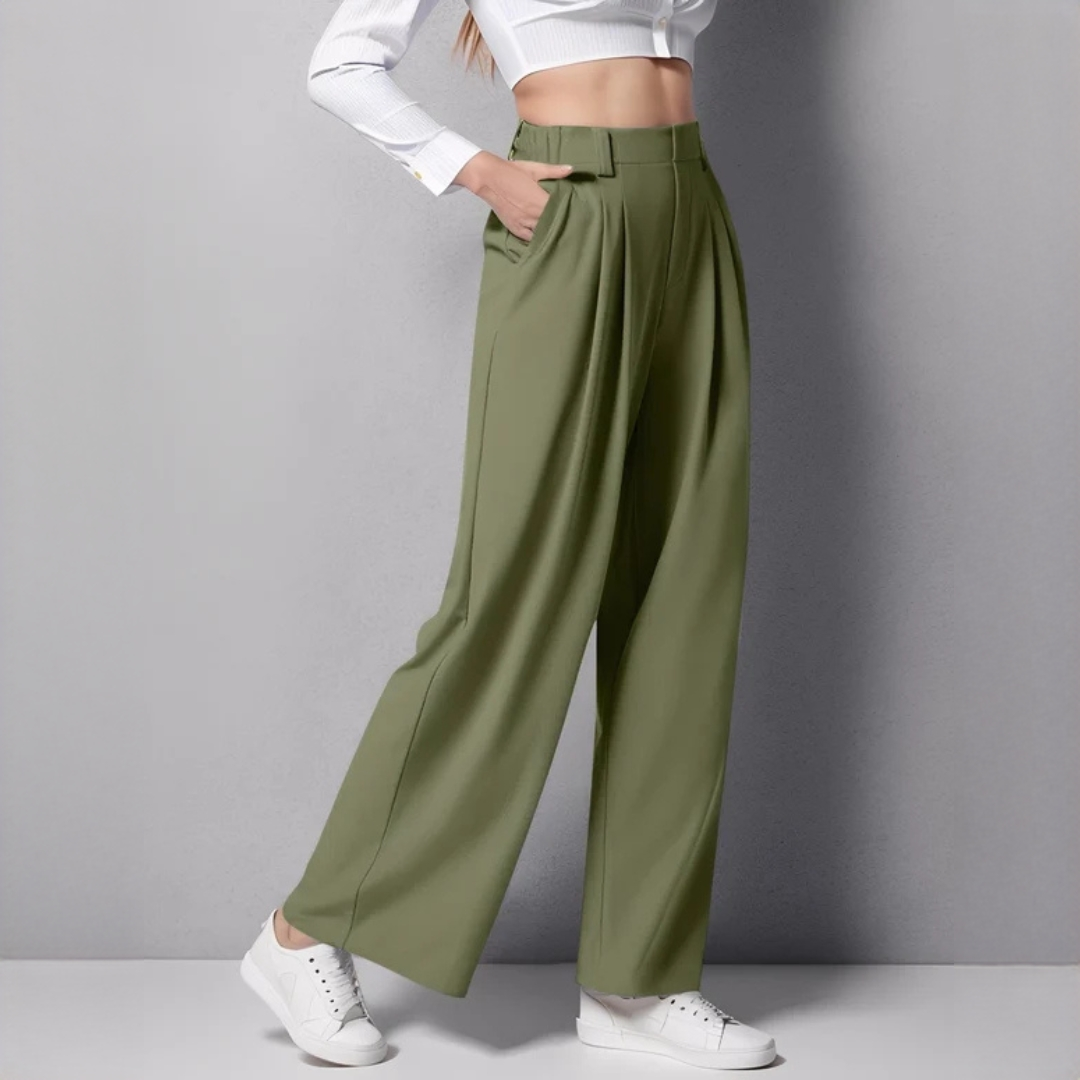 Montana - Pantalones sofisticados de pierna ancha