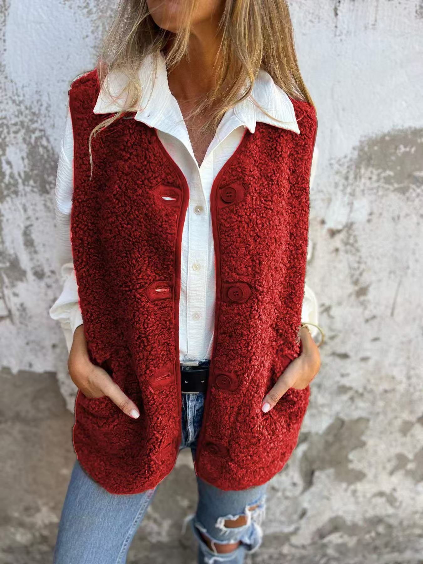 Gabrielle - Chaleco moderno de fleece y plumón para mujeres