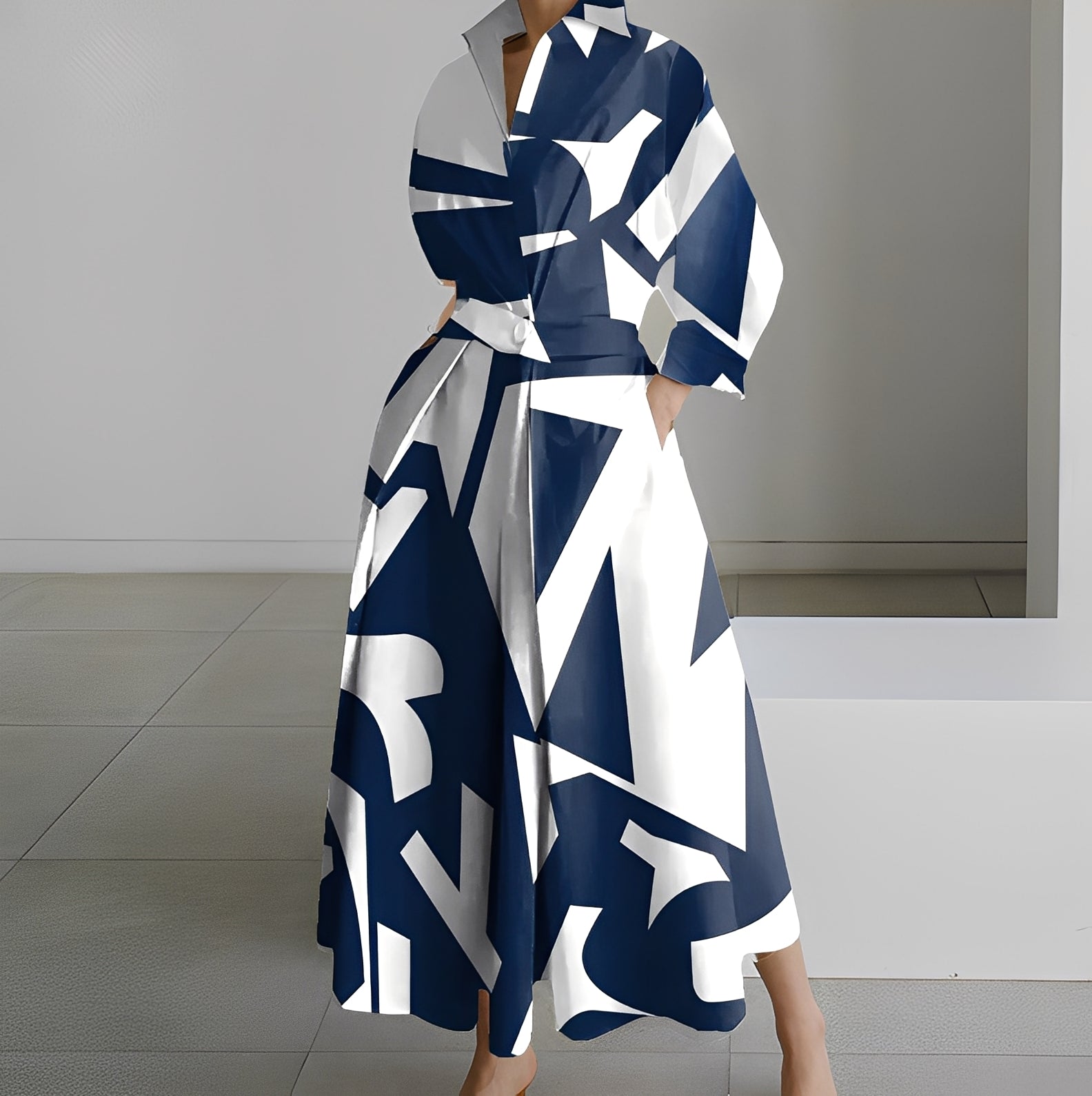 Lavina - Vestido cómodo de estilo holgado